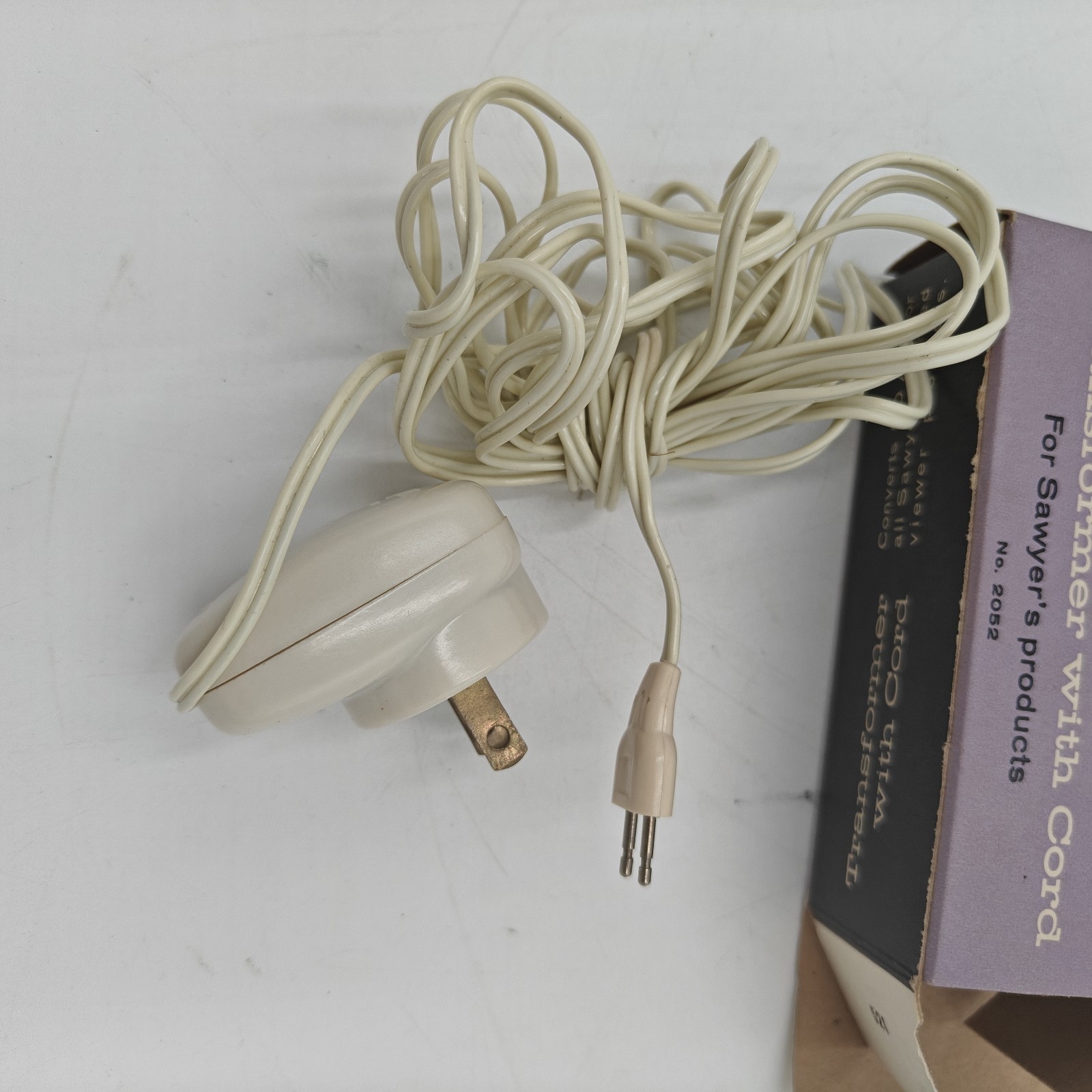 Vintage Sawyers Transformer Model F 10 Ft Cord No 2052 For Slide Viewer Belgium