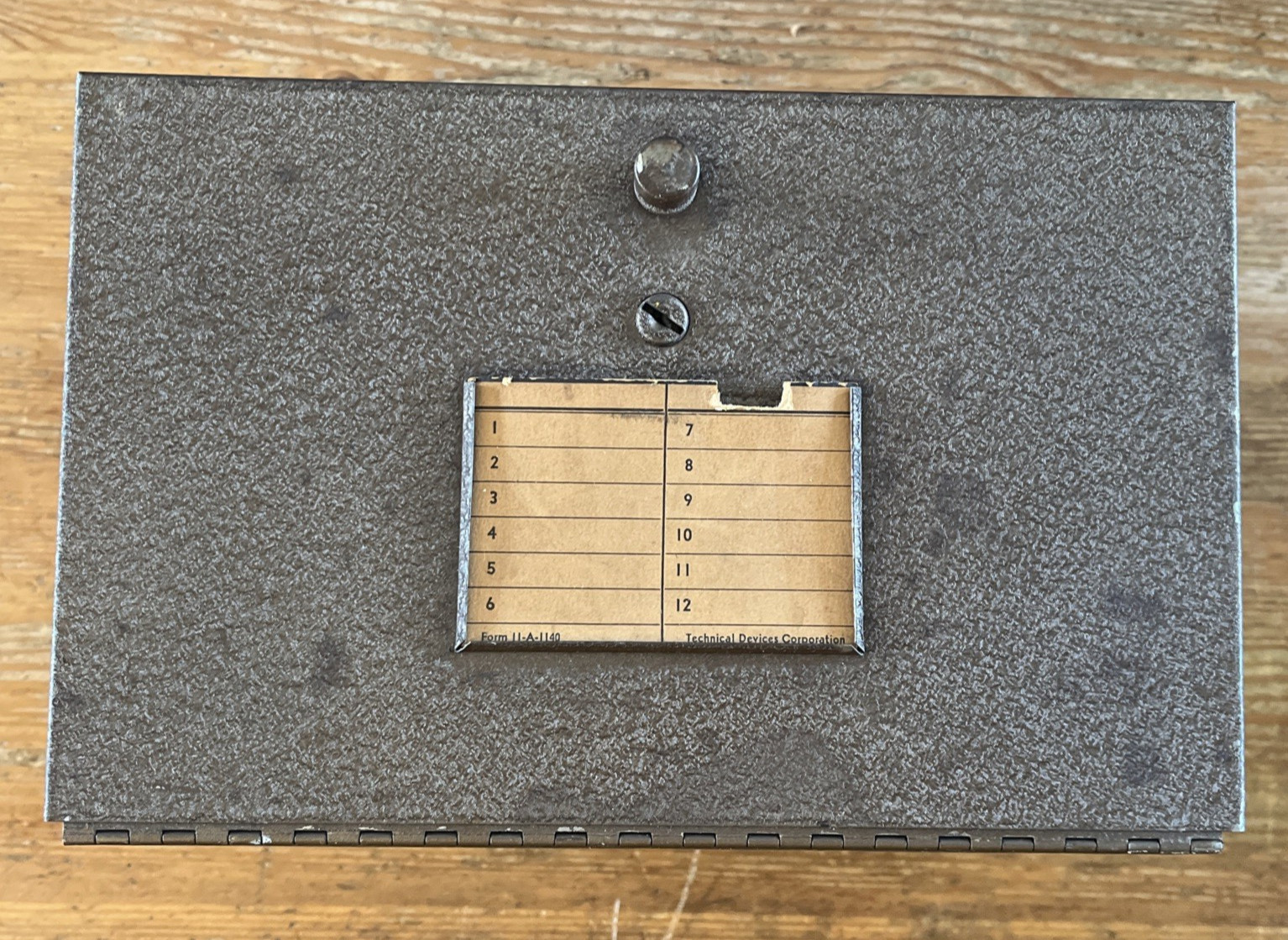 Metal Film Reel Storage Box Vintage Deco Photo Devices Case Film Ejector Buttons