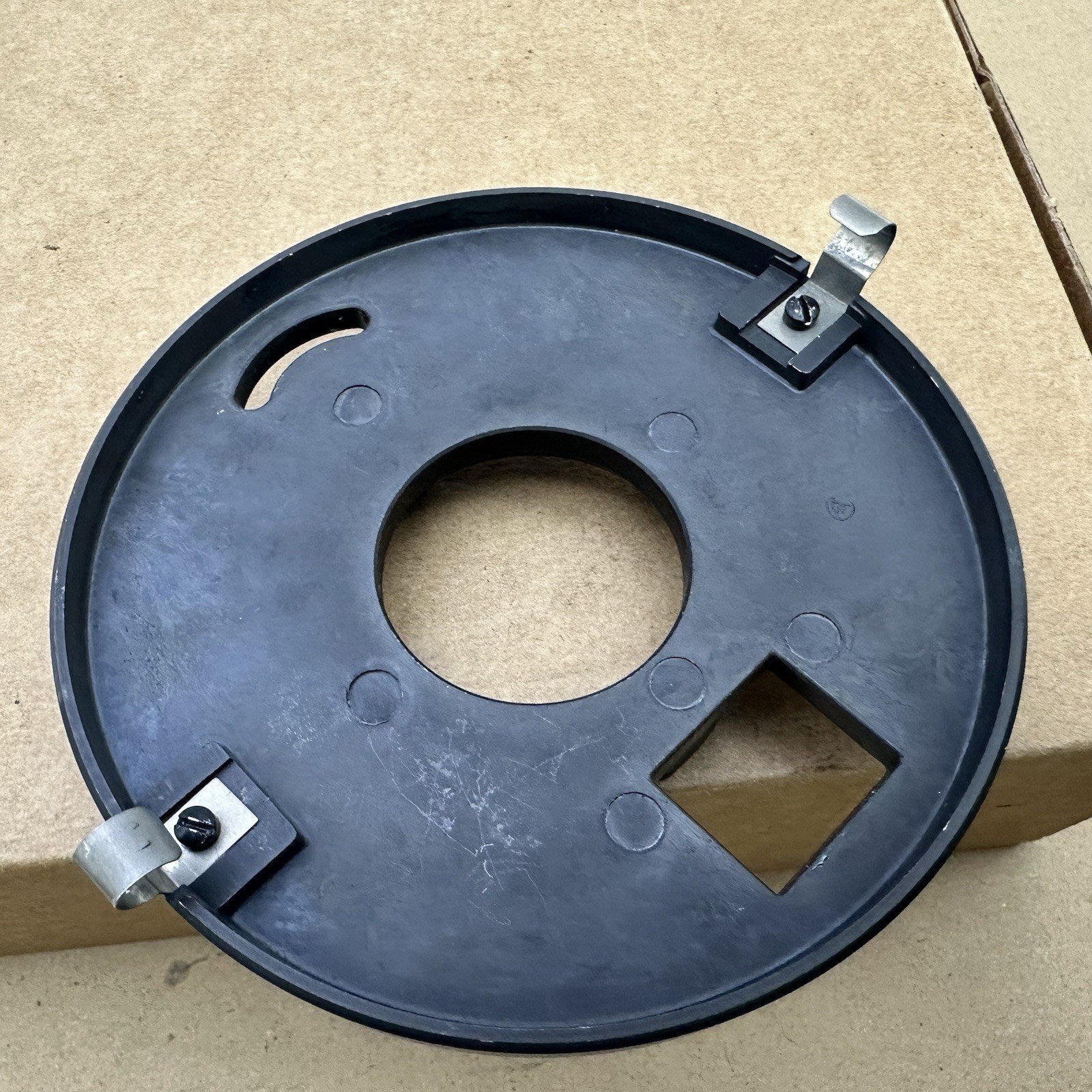Filter Turret Tray Base Bausch & Lomb Microscope Balplan Vtg Replacement Part