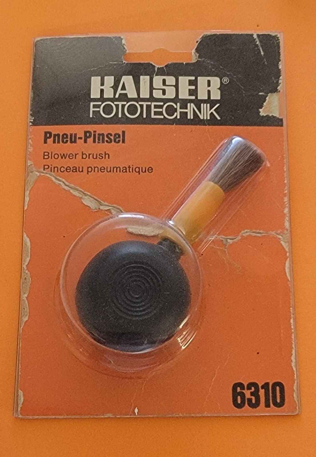 VTG Kaiser Fototechnik BLOWER BRUSH 6310 New In Package – Germany PNEU-PINSEL