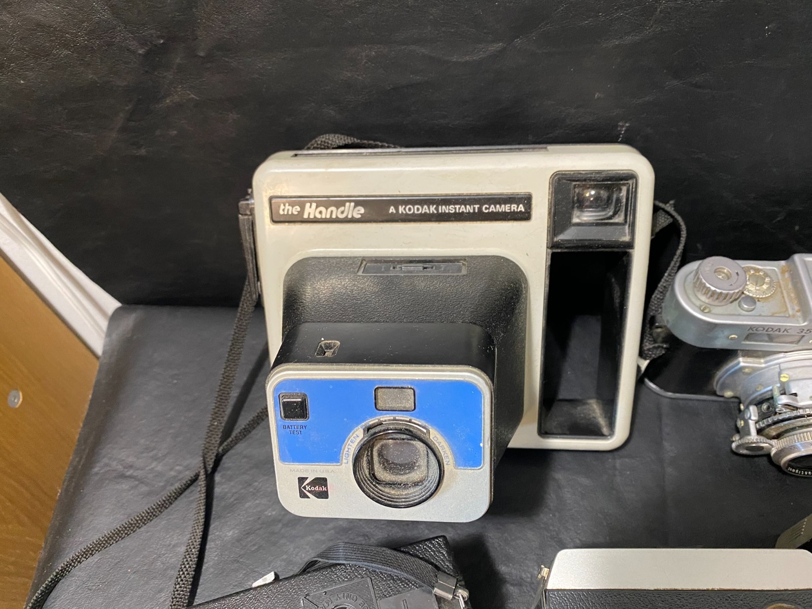 vintage Kodak camera THE HANDLE Kodak 35 Instamatic cameras lot of 5