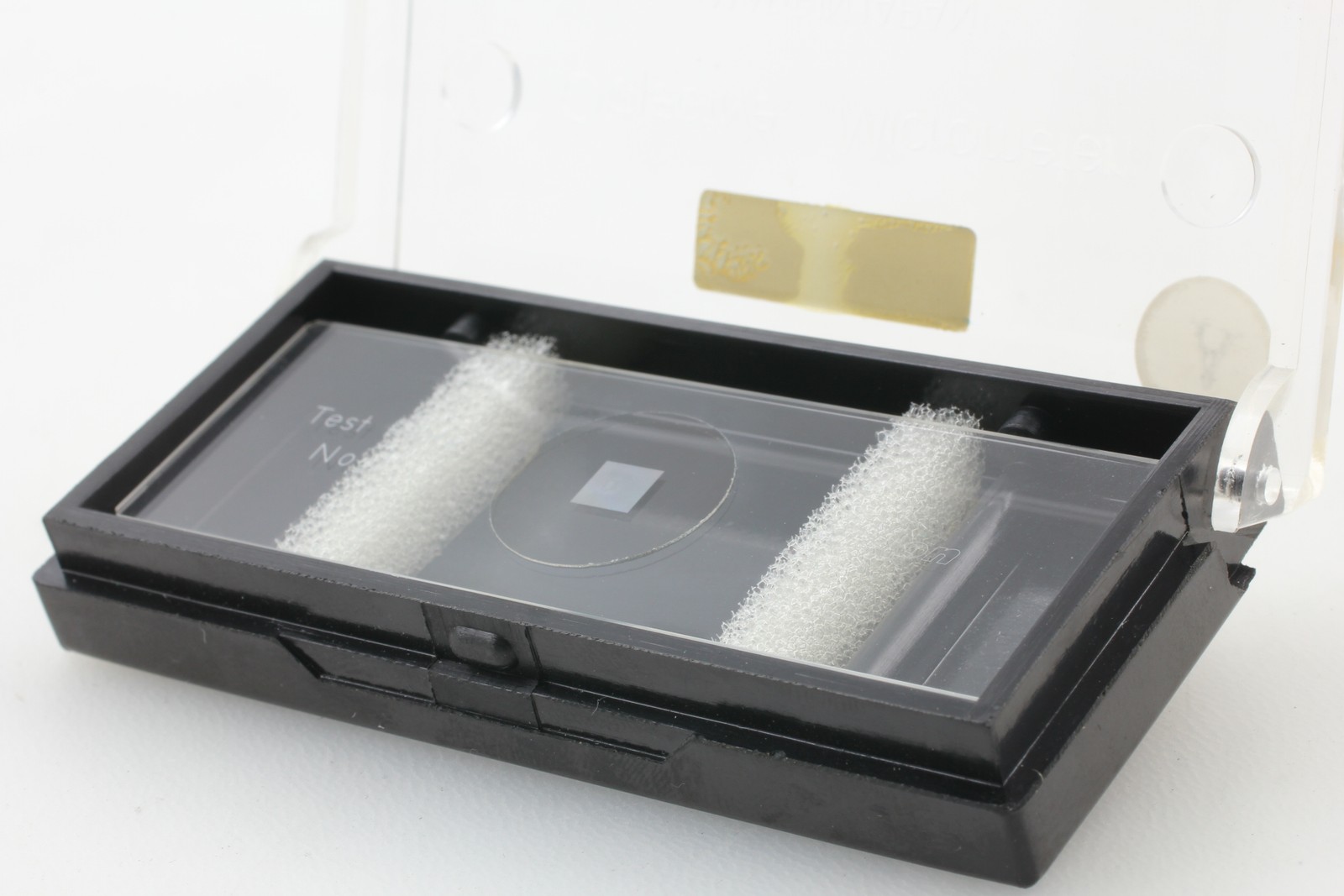 [Unused] Nikon Objective Micrometer Test Plate No1 From JAPAN