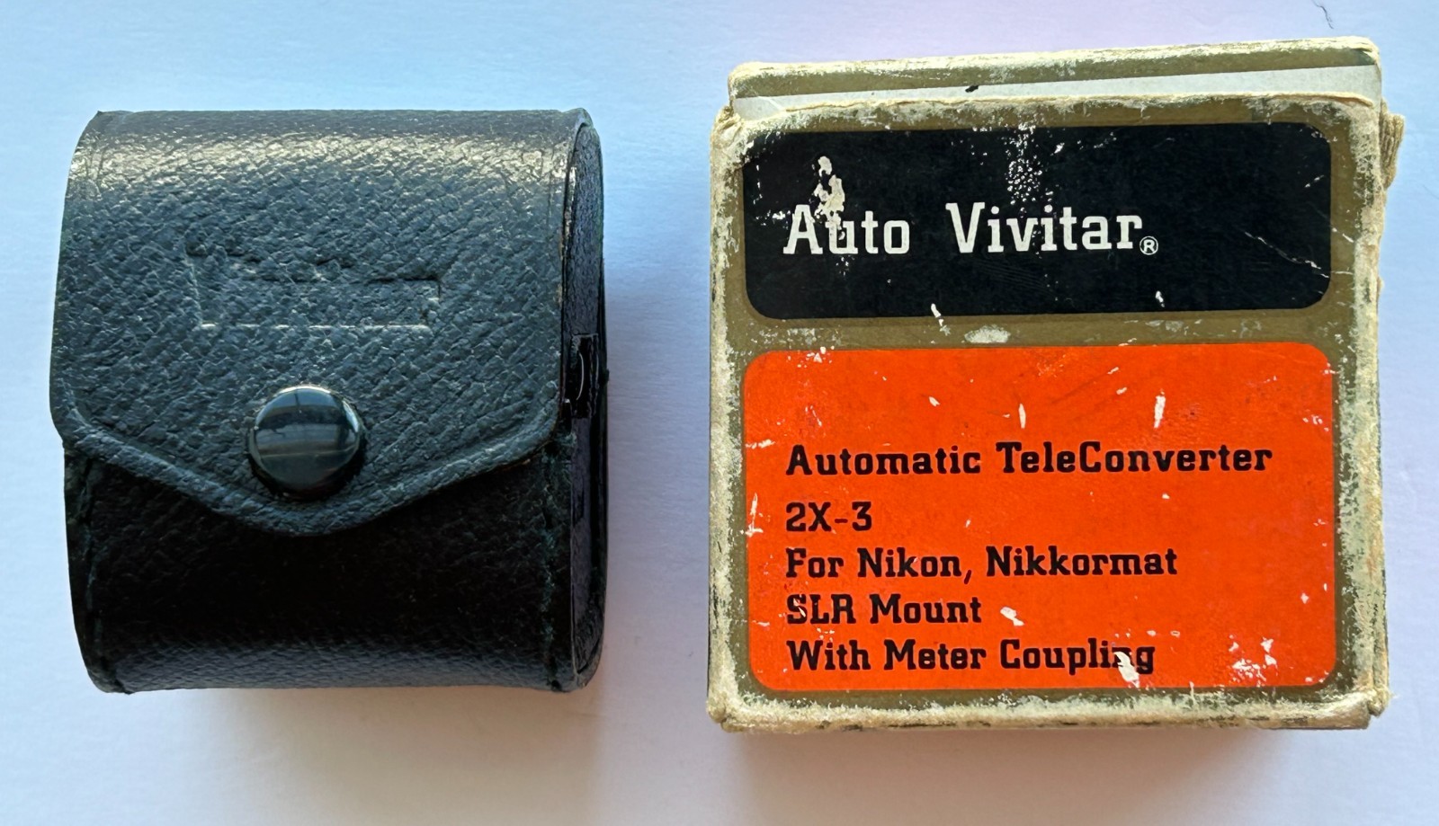 Vivitar NIKON F Automatic Tele Converter SLR 24-7247 with Case & Box