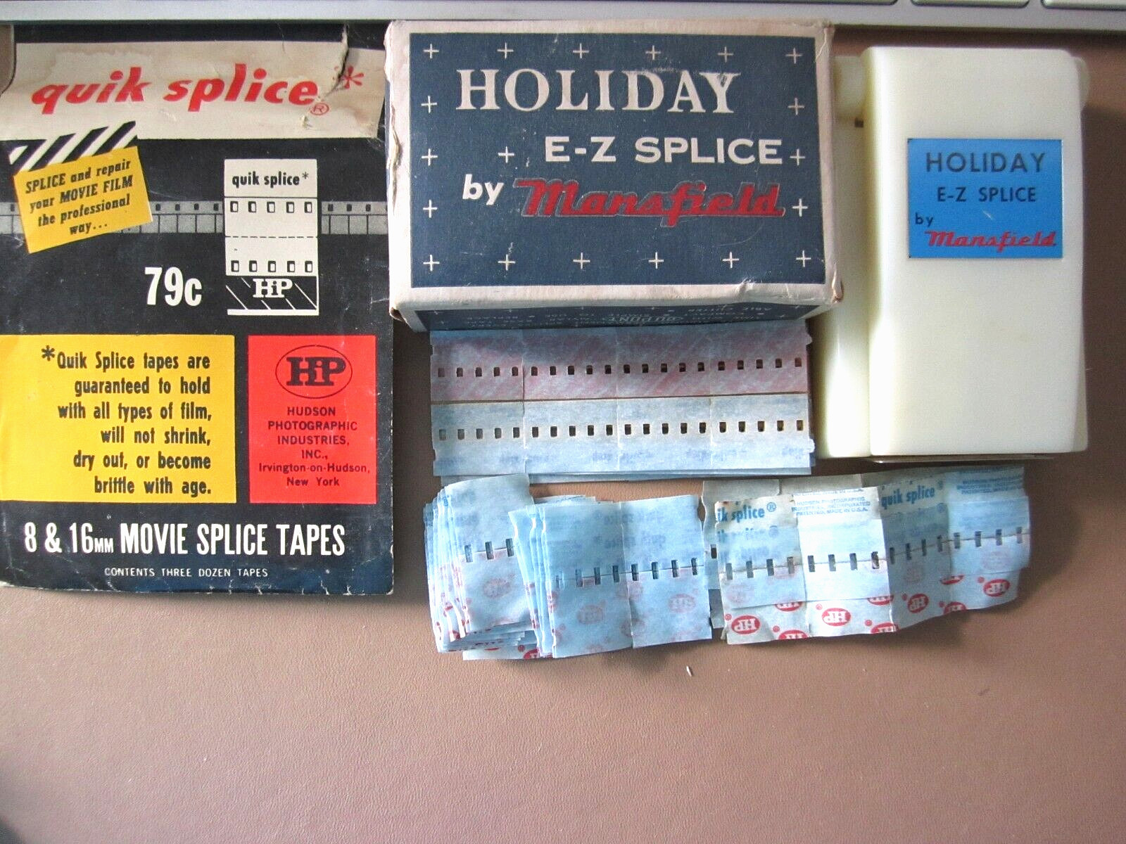 Vintage Holiday E-Z Film Splice By Mansfield with quik splice