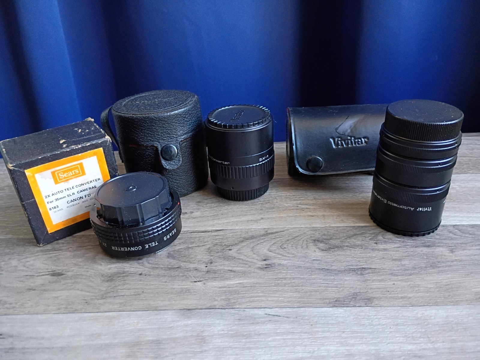 Vintage Camera Accessories Vivitar Automatic Extension Tube Tele Converter Sears
