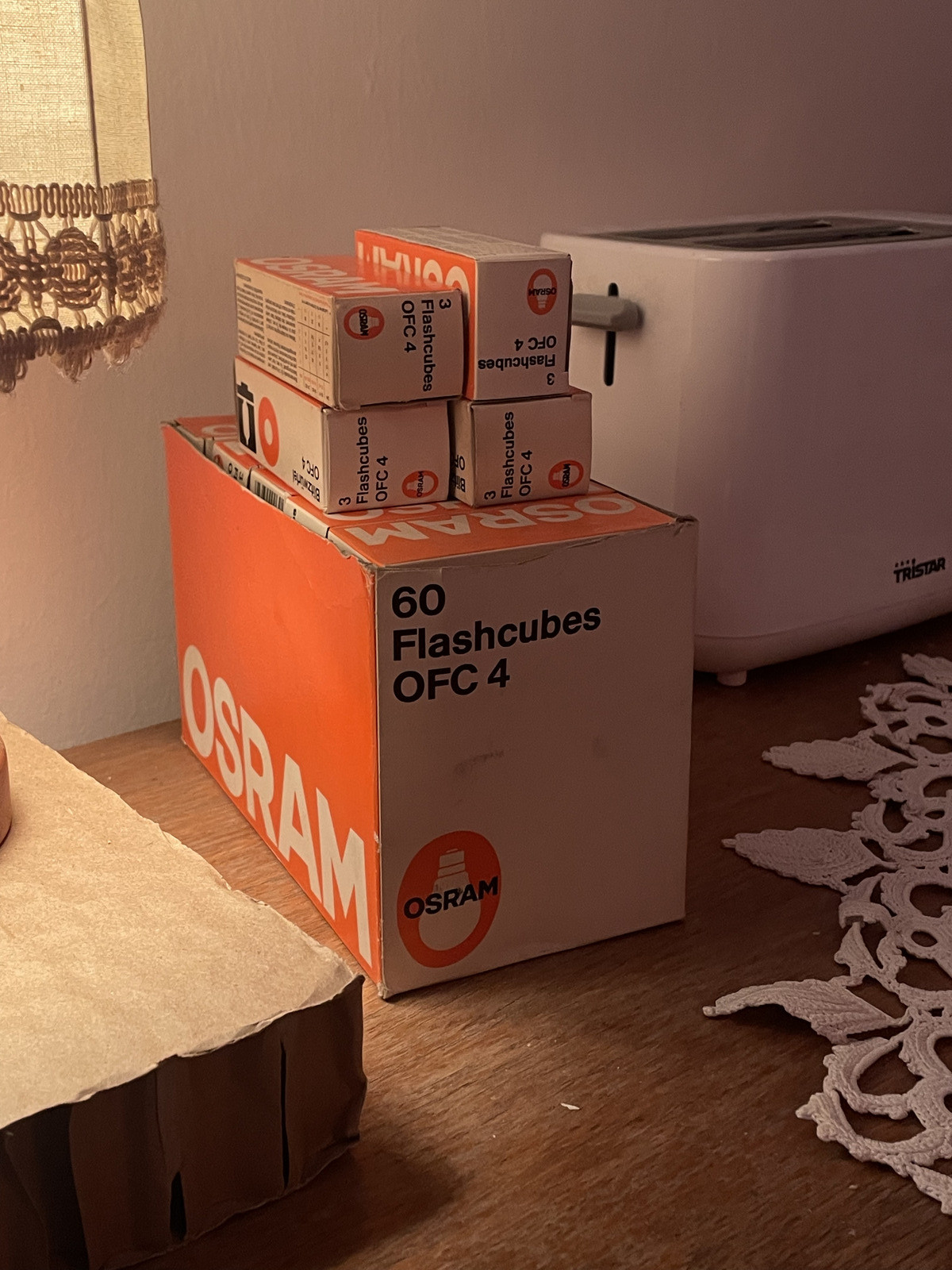 OSRAM Flashcube OFC4 – 24 Boxes (288 Shots) – Never Used in Original Box
