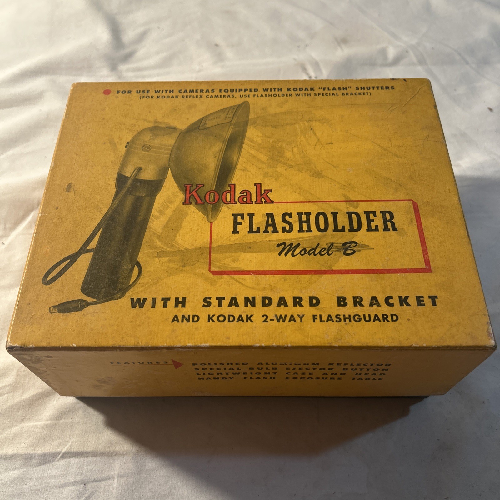 Vintage Kodak Flasholder Model B With Box