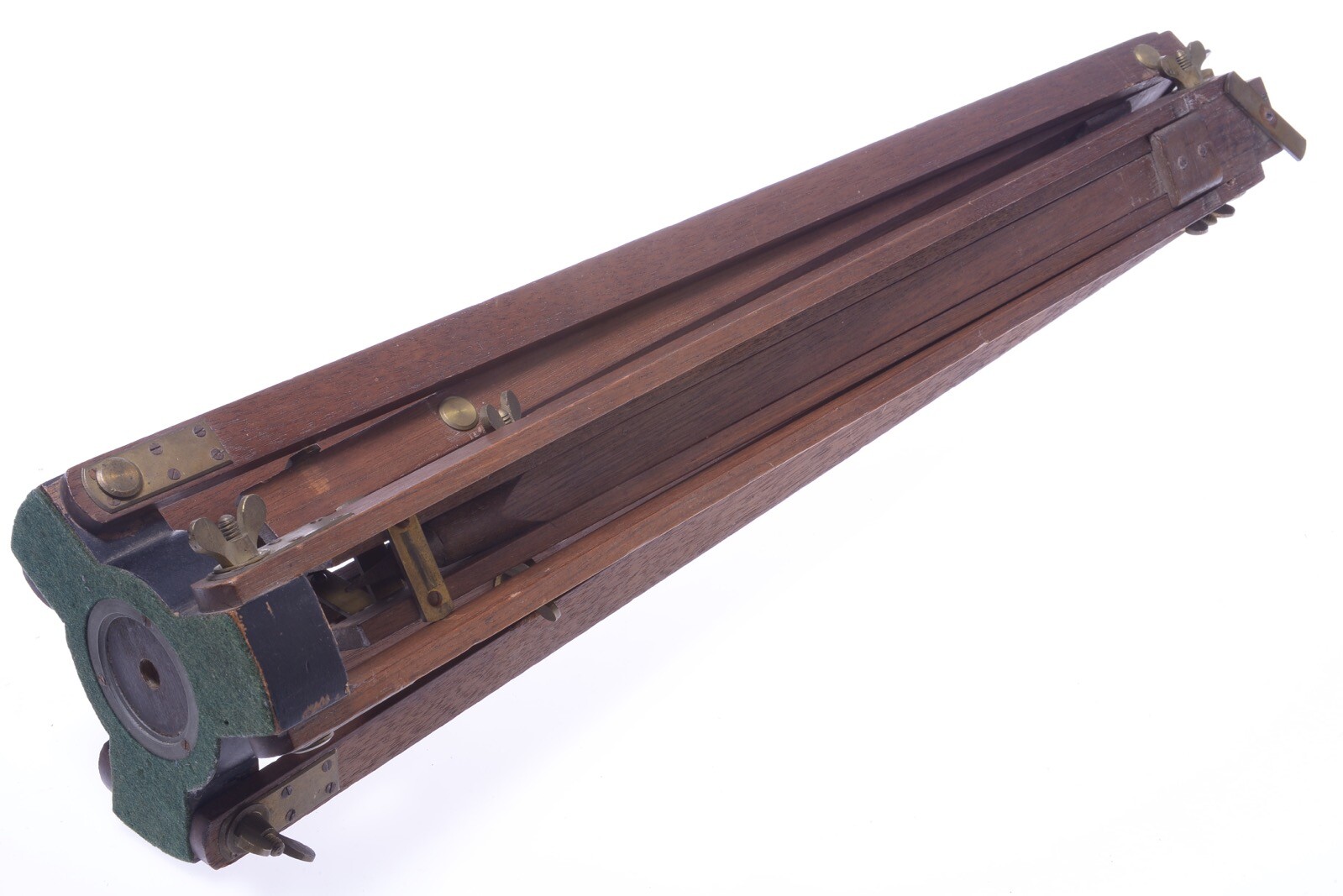 ✅ ANTIQUE WOOD TRIPOD 131CM, 51.57″ GLASS PLATE 4×5 LARGE FORMAT FIELD CAMERA