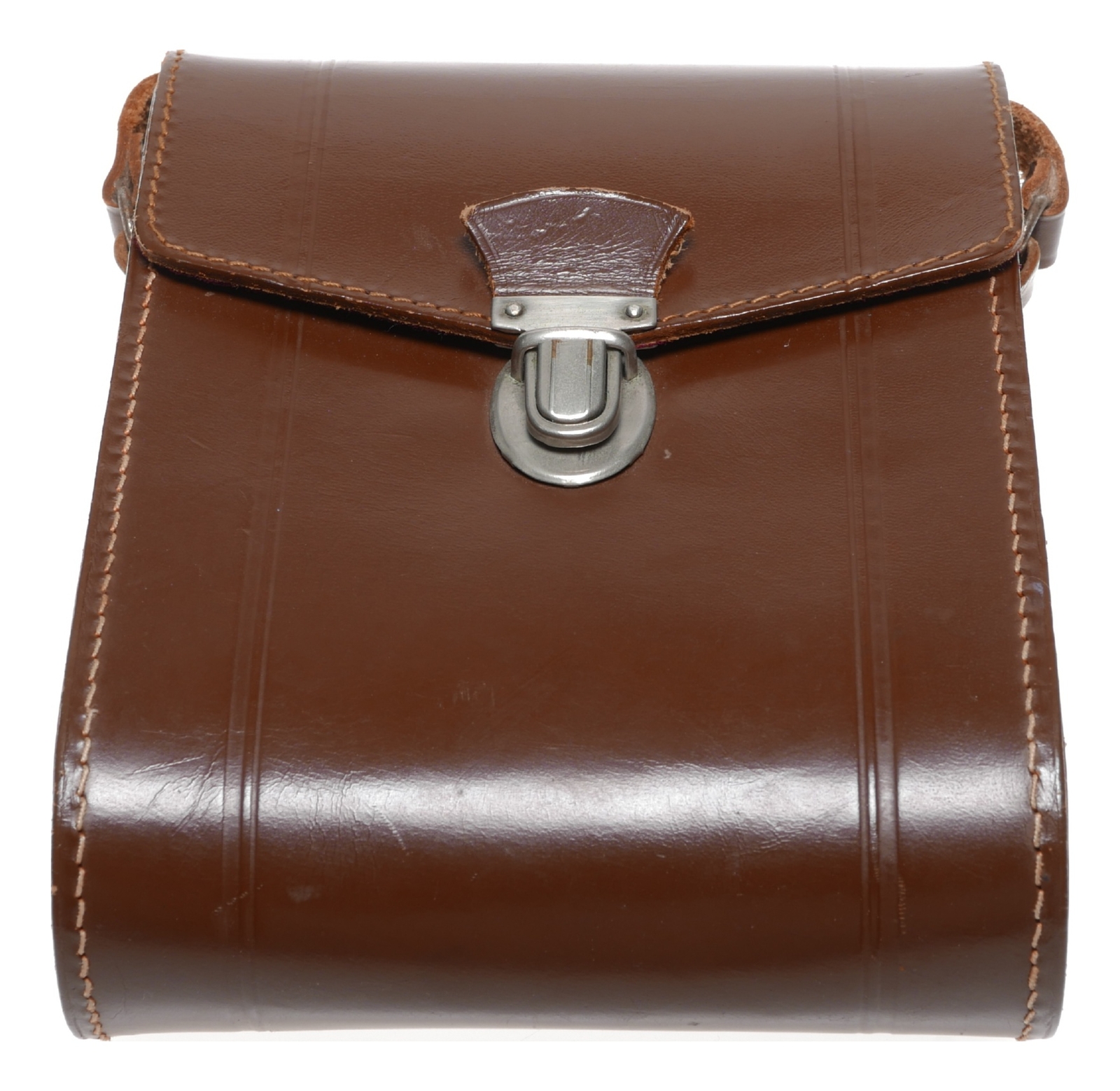beautiful tan vintage film camera antique leather case and strap
