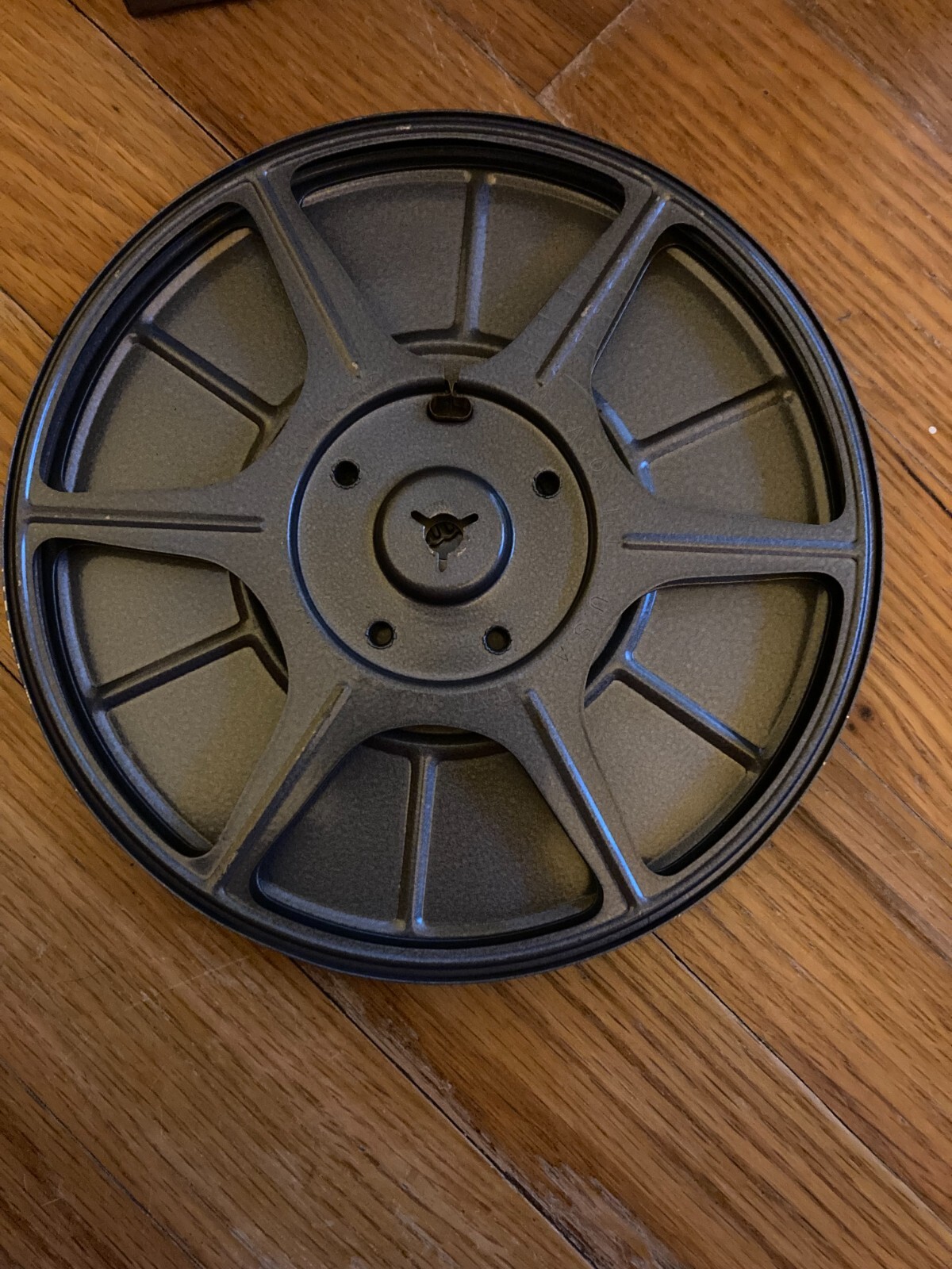 Vtg Metal Film Reel Cases + Metal Storage Case Chicago Corp. Compco