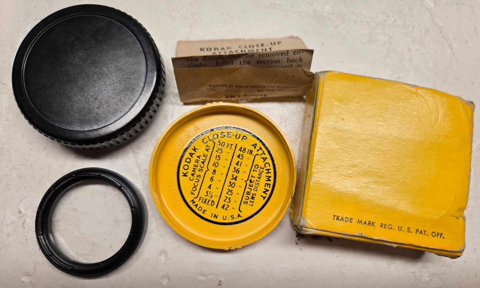 Vintage Eastman Kodak Close-Up Attachment No. 7A in Box w/ Case