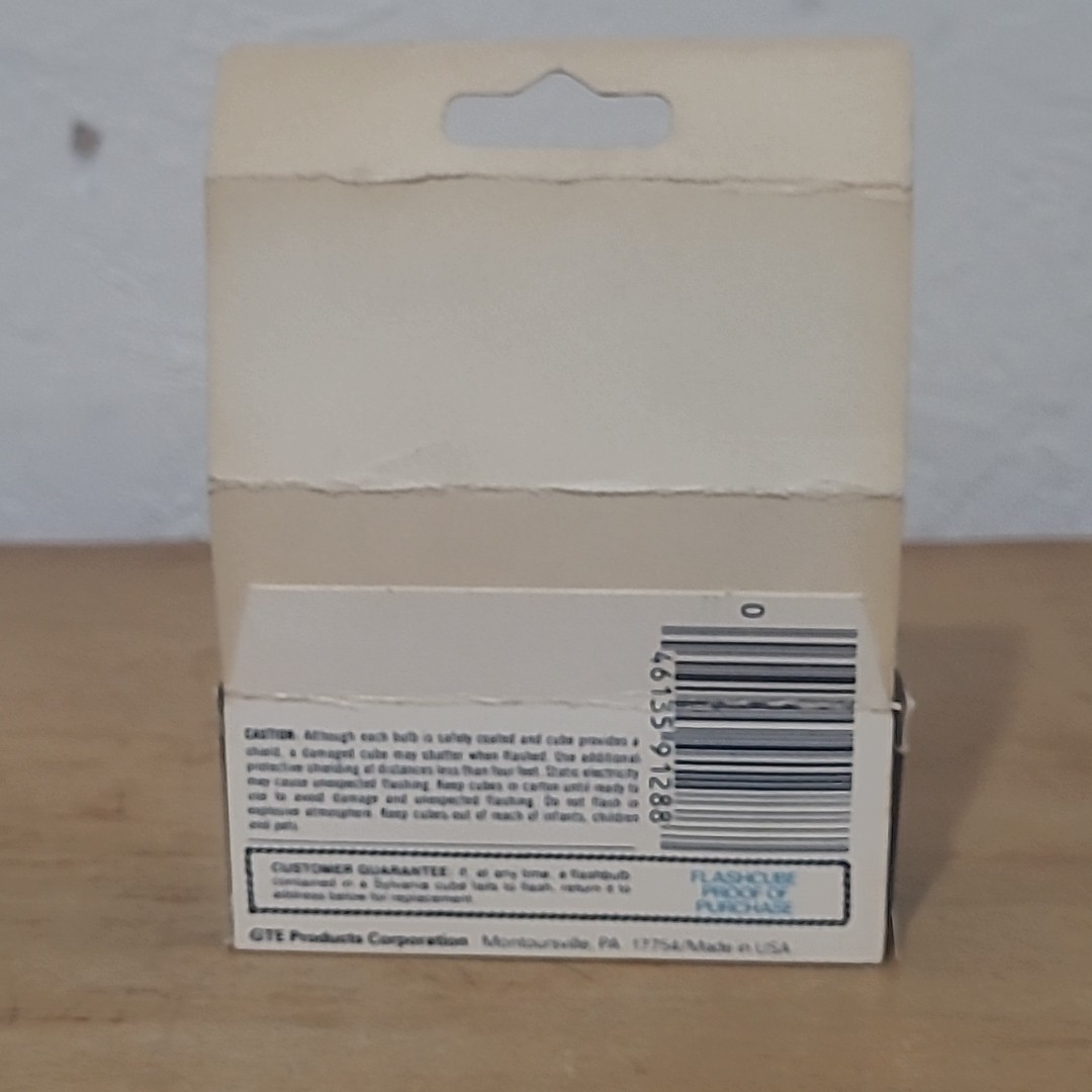 Vintage Sylvania Blue Dot Flashcubes Camera Flash Cubes 3 Pack 12 Flashes NOS