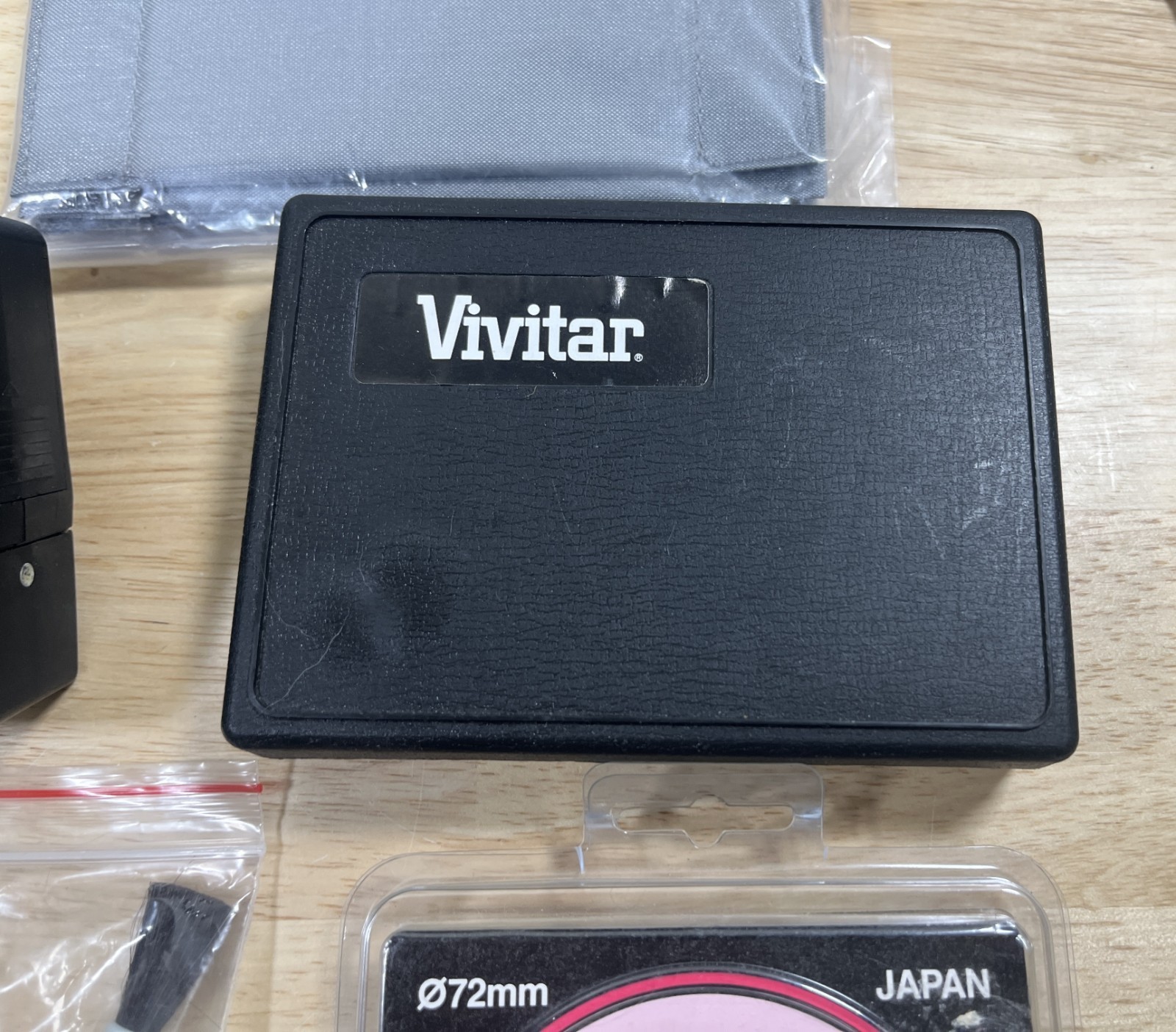 Vintage Camera Accessory & Parts Lot – Vivitar – Canon – Filters – Cleaning Kit