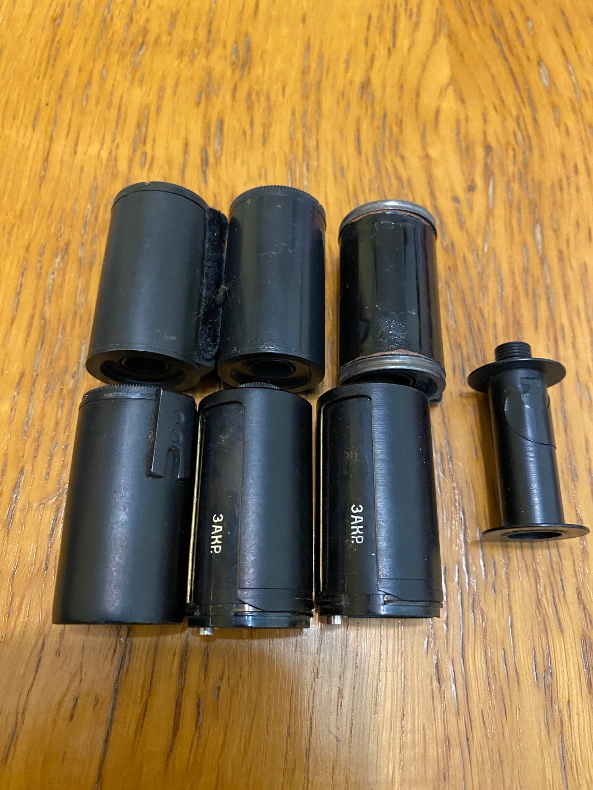 Nice! Film Spool and Cassette made in USSR for Fed, Zorki 35mm *price for 7 pcs*