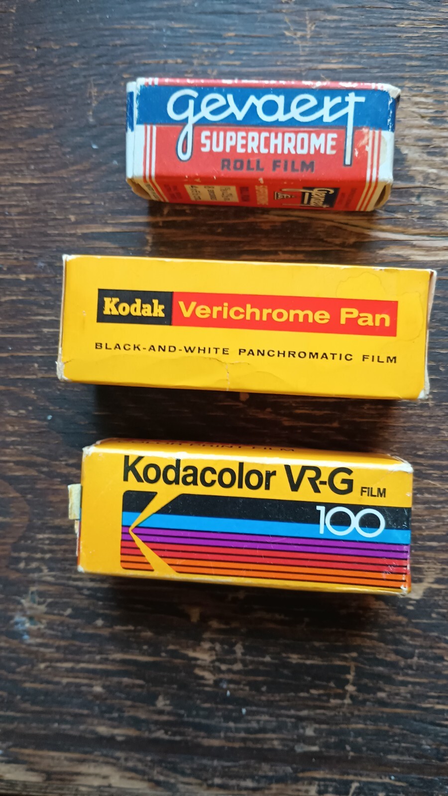 Vintage Camera Film Lot Of 3 New Old Stock