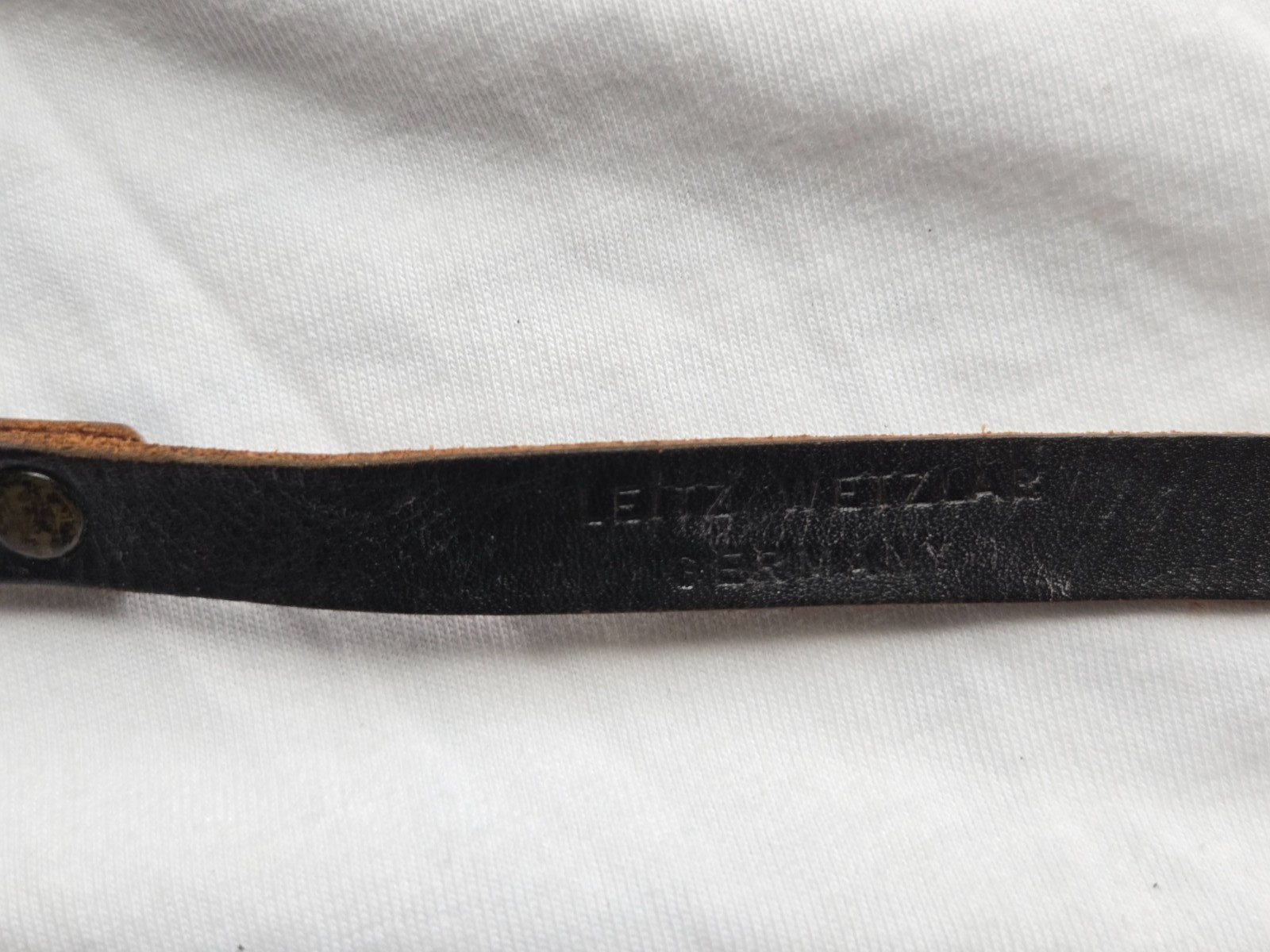 Original Leica Black Leather Strap for M4 in Excellent Cond.