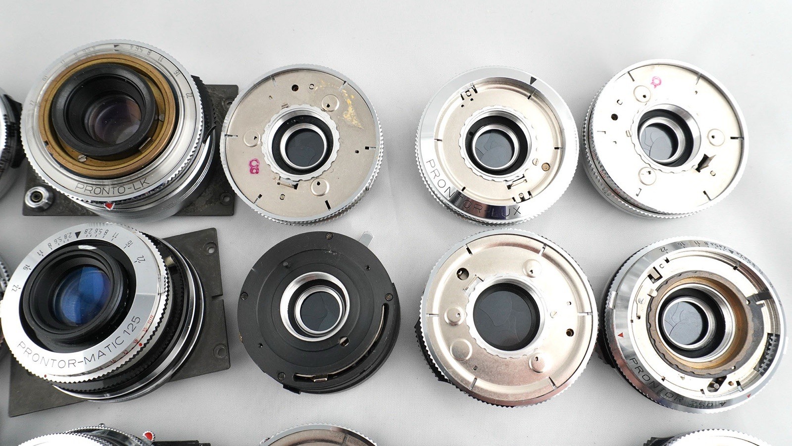 Vintage Prontor Compur Shutter Lens Parts Lot 70 Zeiss Ikon Voigtlander Repair