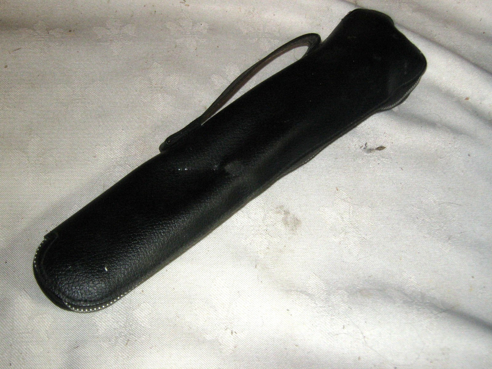 A Vintage Leather Cased Orion Chrome & Back Telescopic Leg Camera Tripod