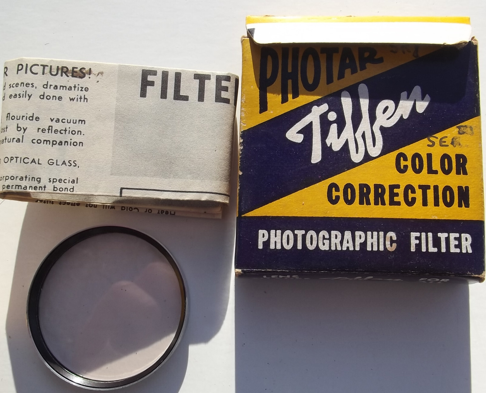 Mixed Lot of 12 – Lens Filters, Shade – Kodak, Tiffen, Bell & Howell, Omnicolor