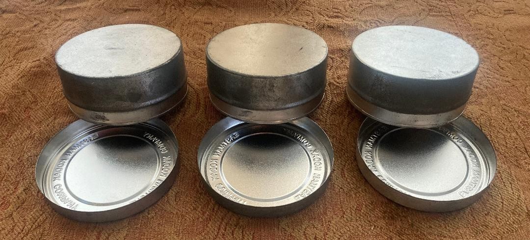 Vintage Eastman Kodak bulk film canisters, 3 3/4″ x 1 5/8″ lot of 3