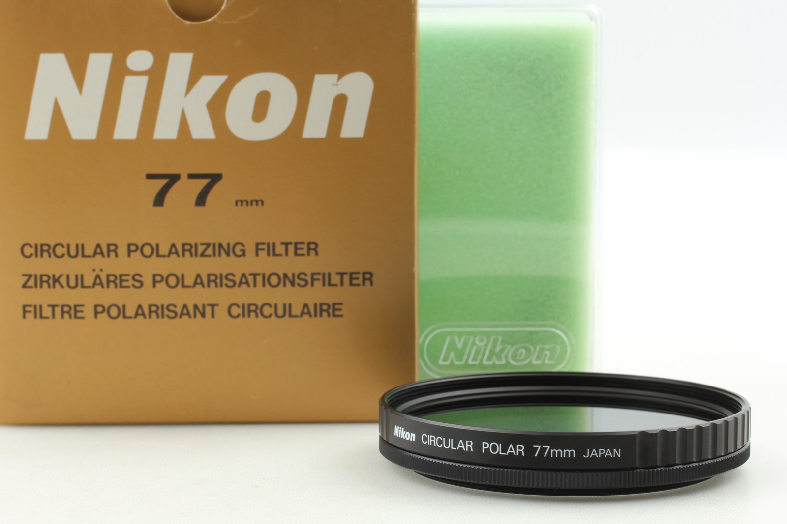 [Exc+5] Nikon Genuine 77mm Circular Polar Polarizing Filter From JAPAN