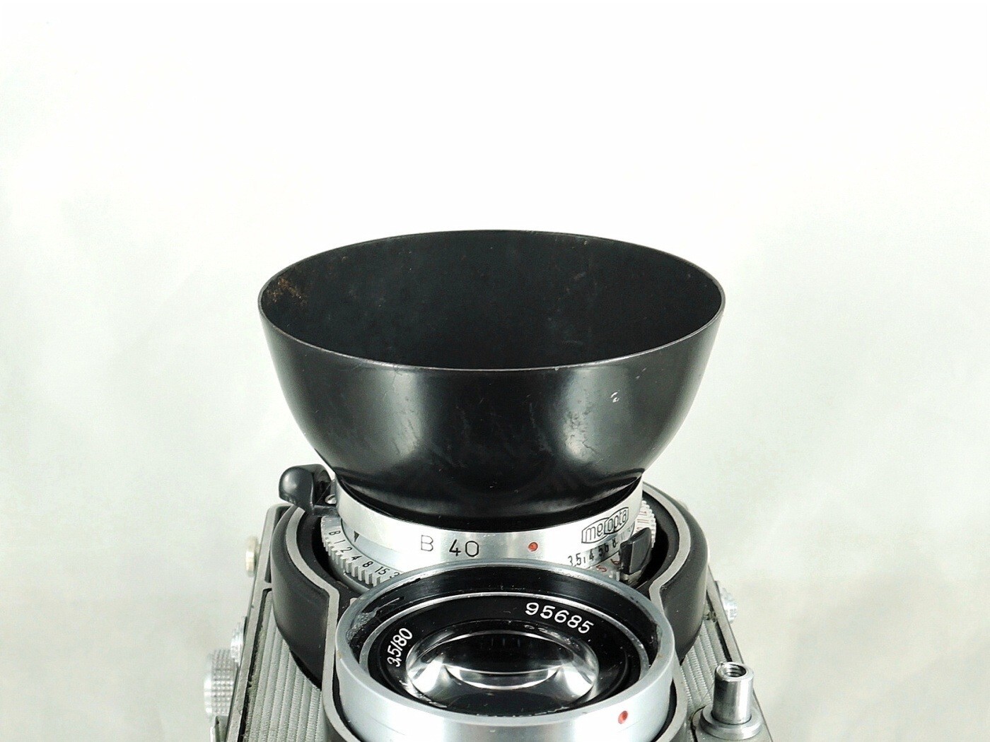 Shade hood Flexaret Meopta round bayonet B40 metal used used
