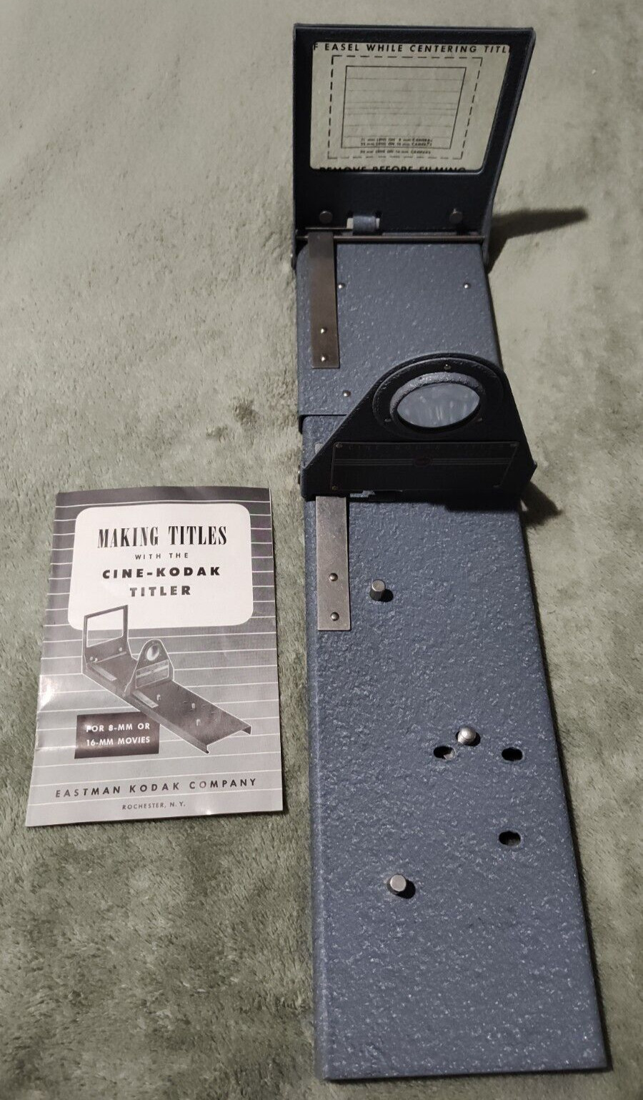Cine-Kodak Titler with Titler Base