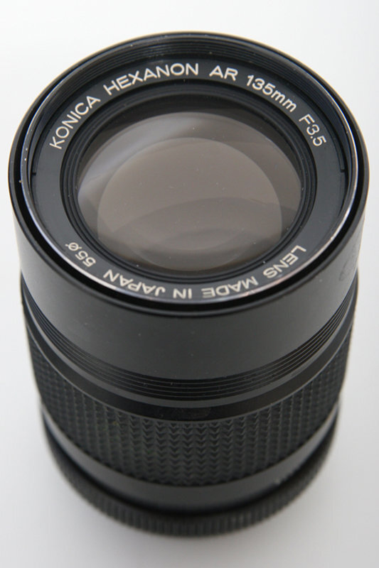 Konica Hexanon AR 135mm f3.5 Telephoto Lens