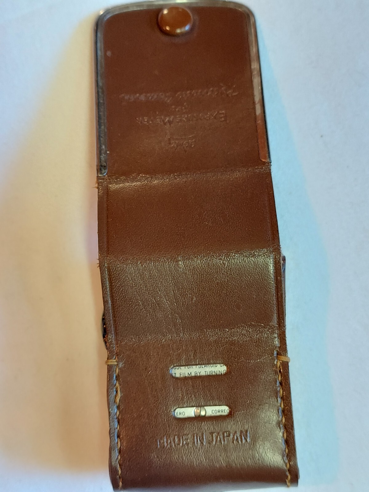 Vintage WALZ Light Exposure Meter Japan Leather Case
