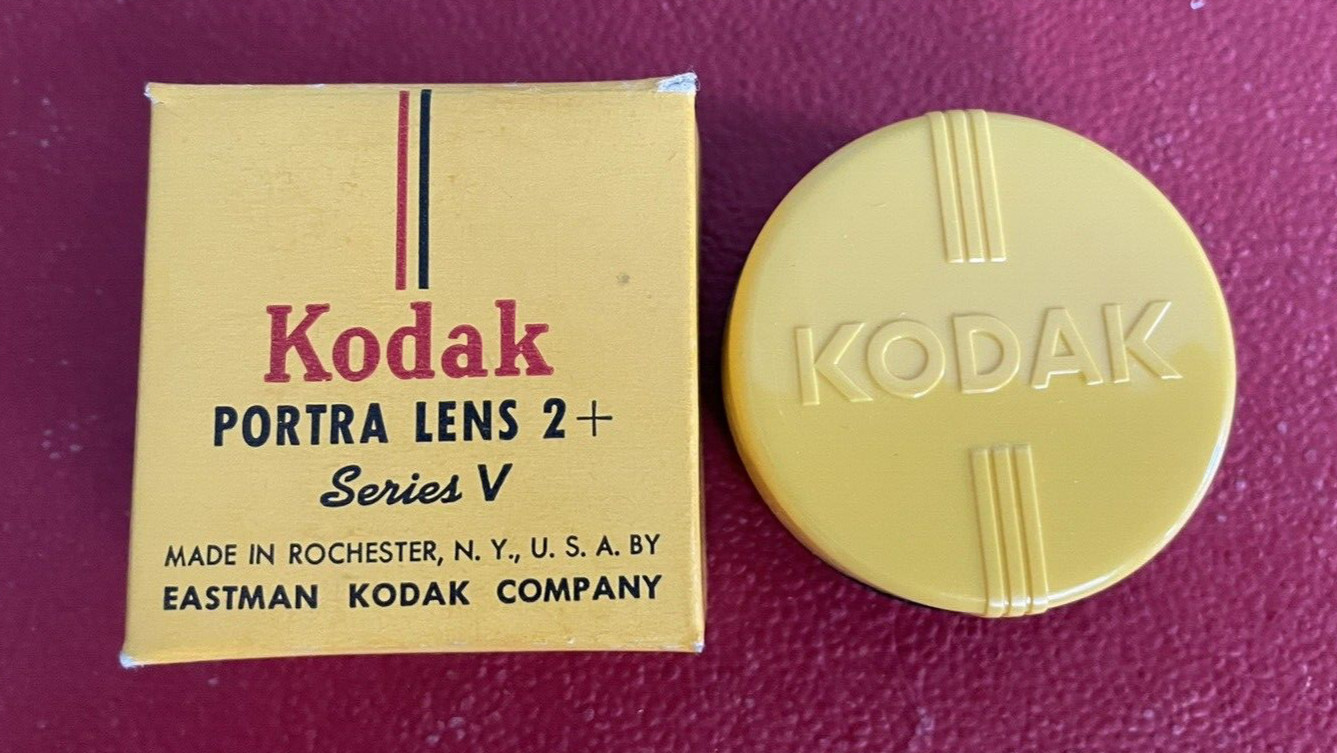 Vintage EASTMAN KODAK CO Porta Lens 2+ Series V w/ Box & Brochure