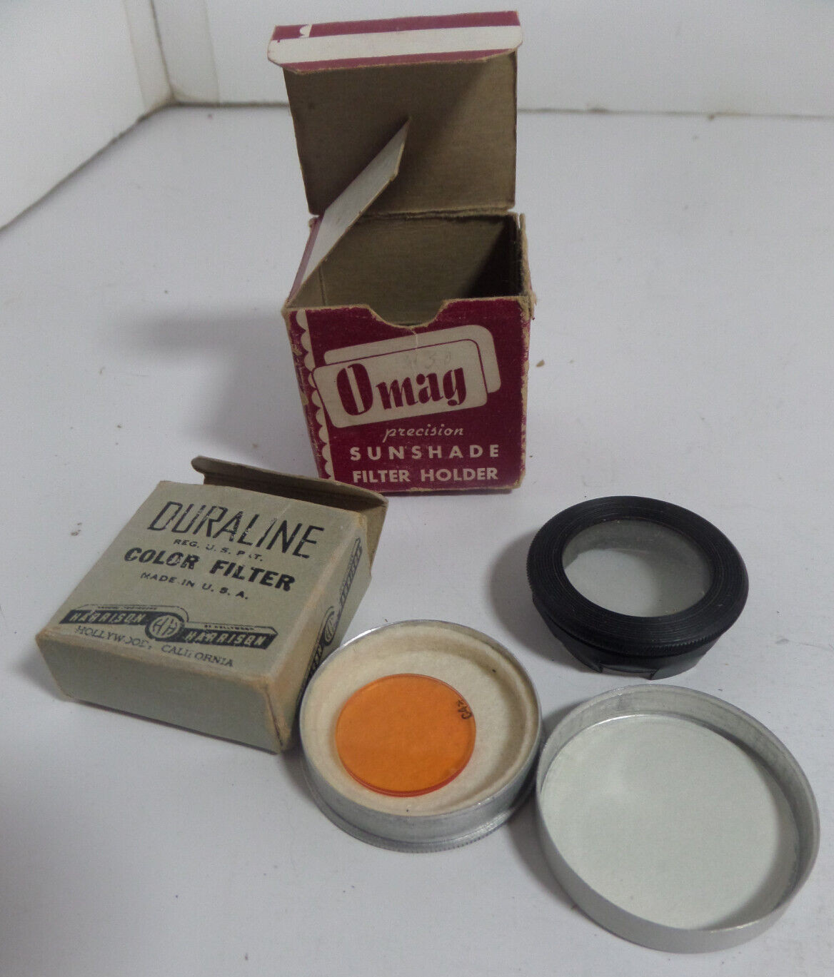 Omag sunshade filter holder camera vintage