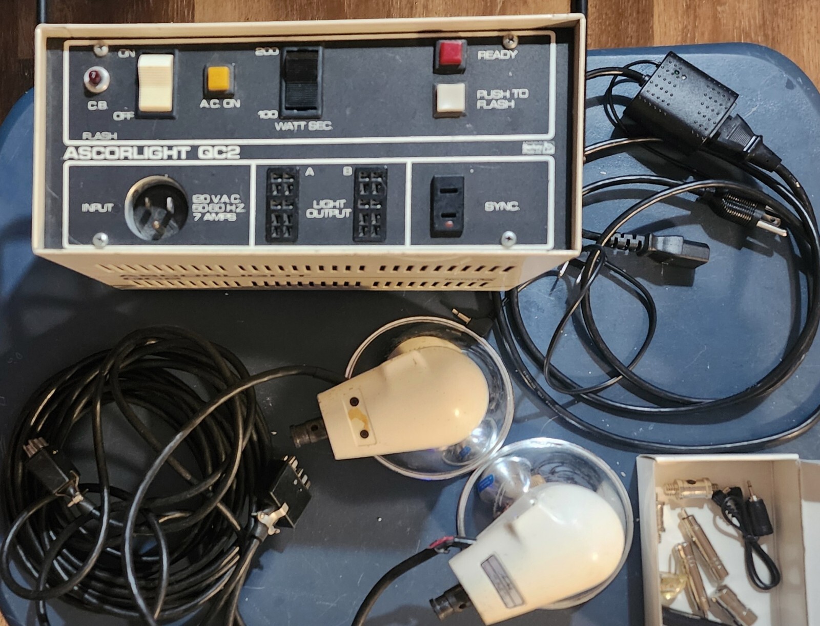Ascorlight QC2 Two Light Flash System & Power Supply Shenzhen Sync Tigger
