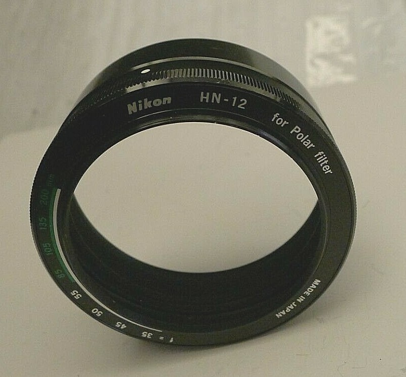 Nikon HN-12 Two-Piece Lens Hood for Nikon 52mm Polarizing Filter