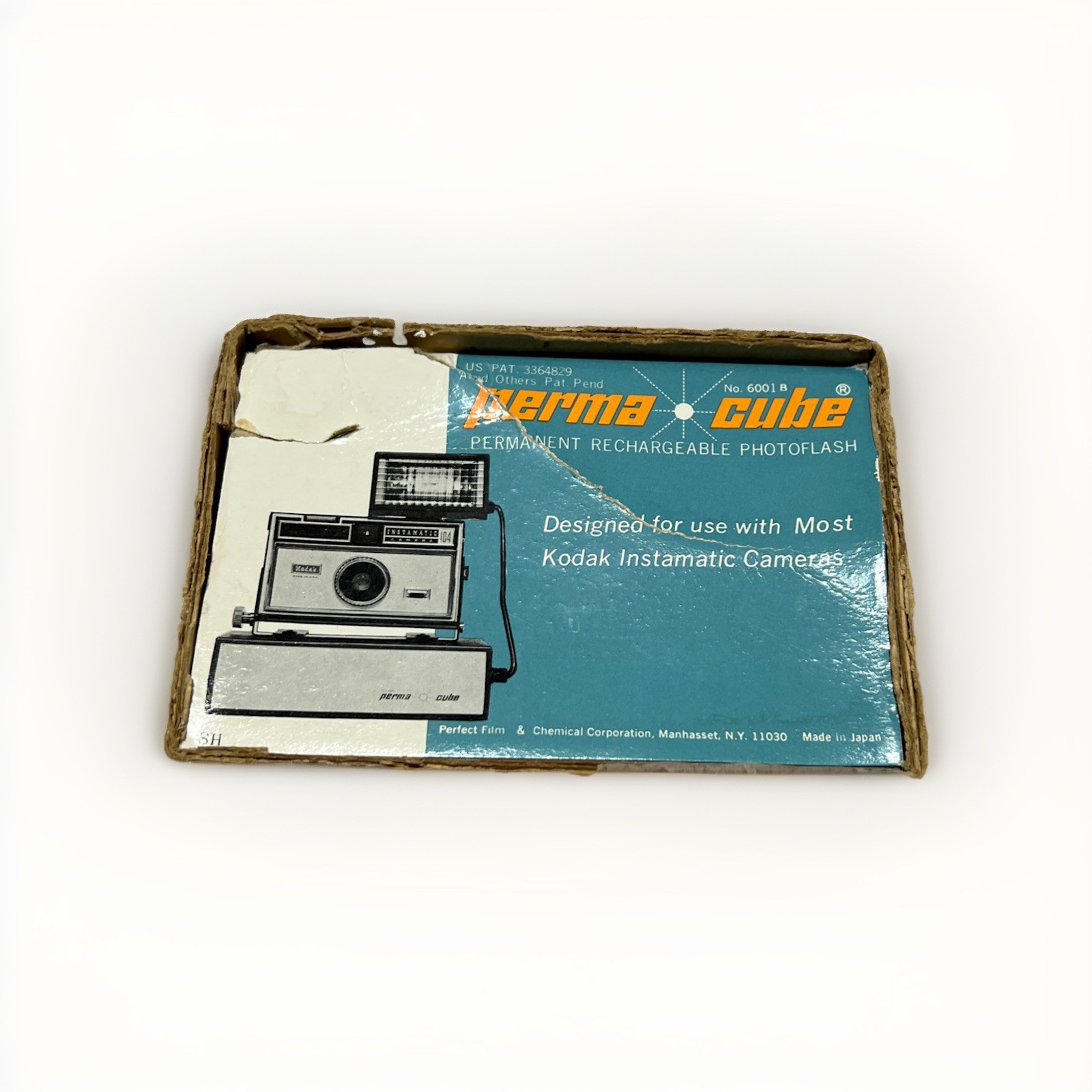 Kodak 1967 Perma Cube Rechargeable Flash New In Box