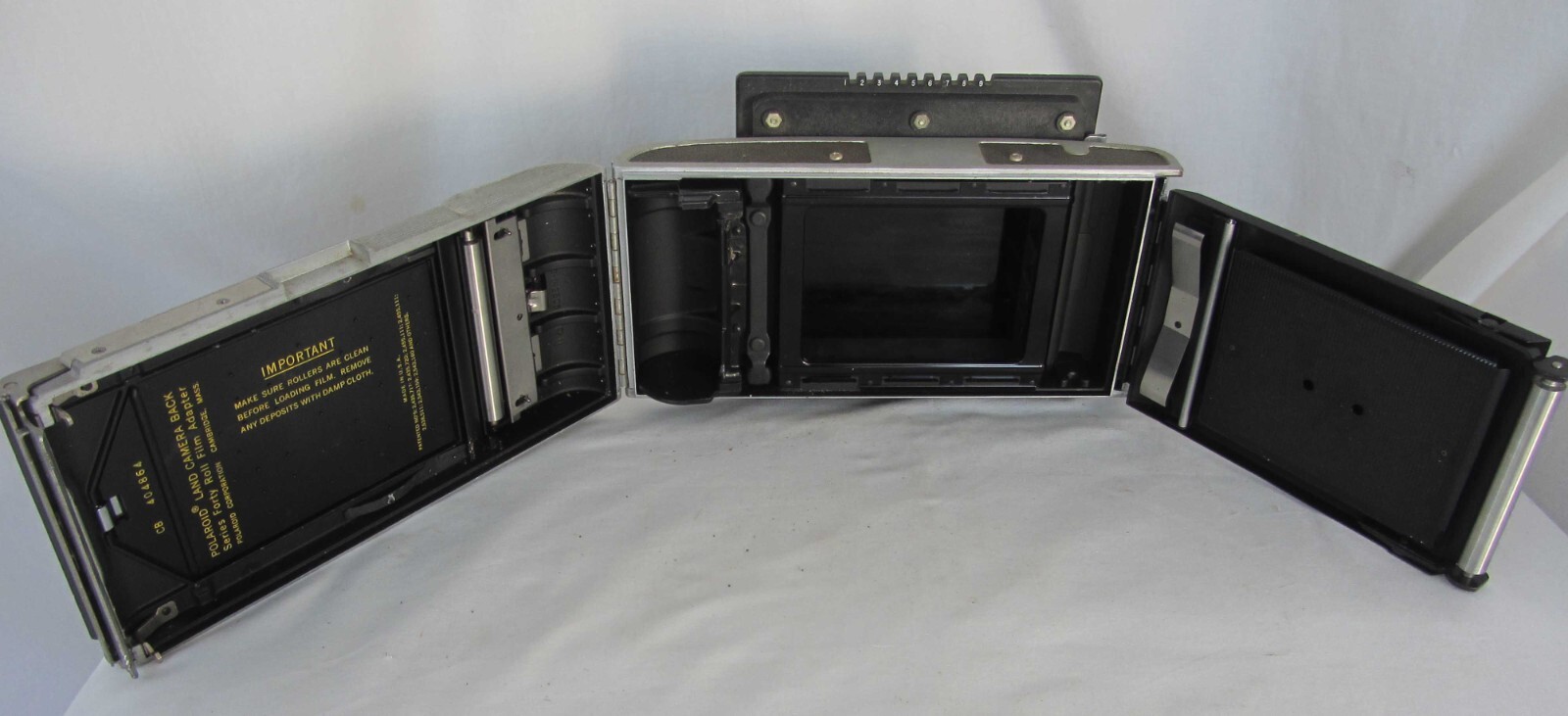 Vintage Polaroid Land Camera Back Series Forty Roll Film Adapter