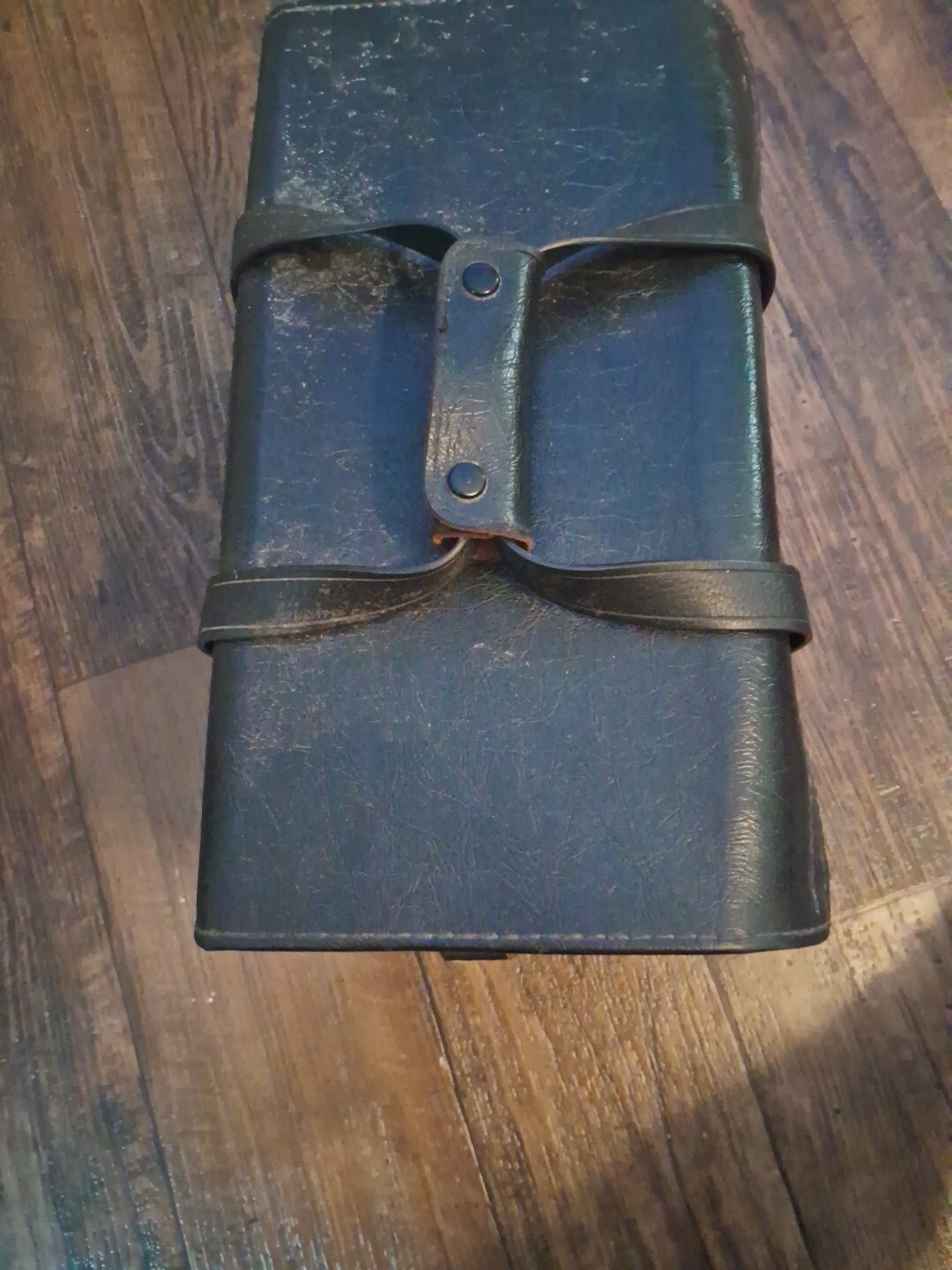 Vintage Coast Photographers Camera Bag Top Grain Cowhide Black Leather USA Made