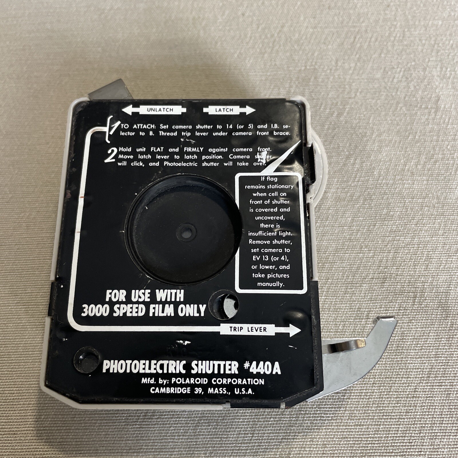 Polaroid Photoelectric Shutter #440A