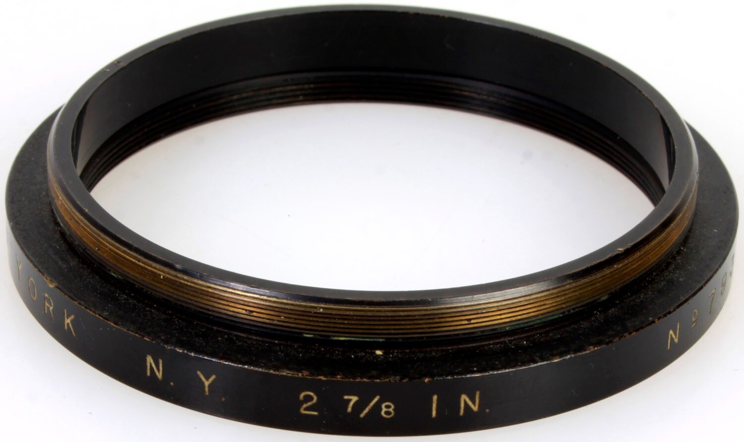 C.P.Goerz 2 7/8 Inch Brass Retaining Ring