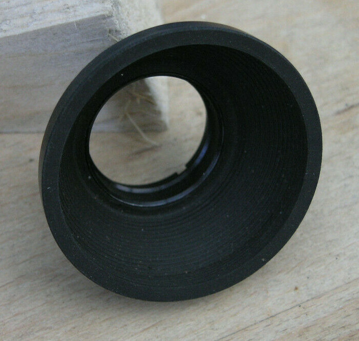 rubber A27 27mm push fit slip on lens hood shade