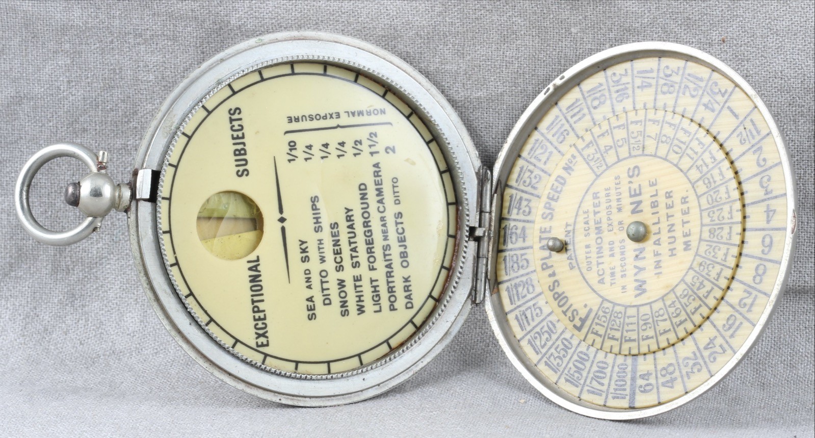 Wynne’s Infallible Hunter, Actinic Exposure Meter