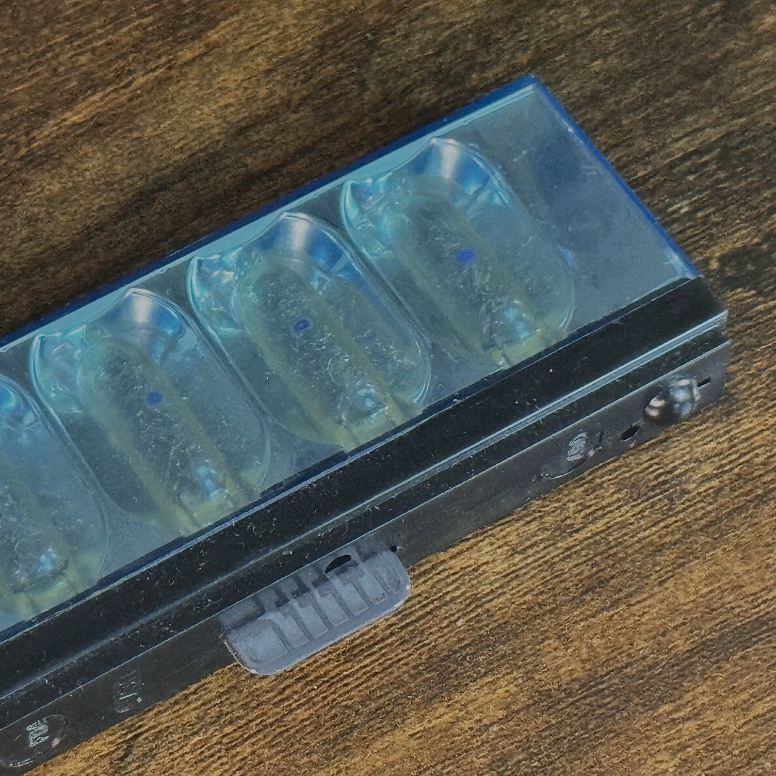 Vintage Sylvania Blue Dot Flash Bar 1 Array 10 Flashes Not Tested Sold As Is