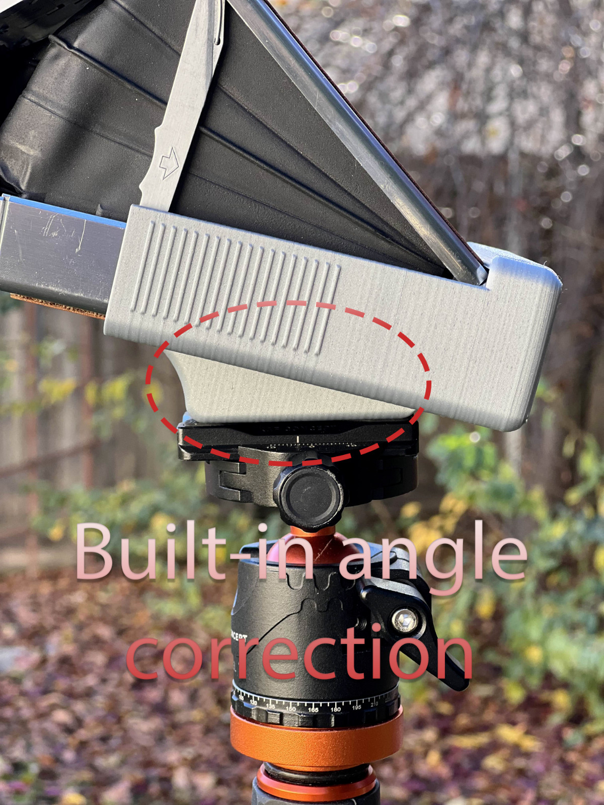 Deluxe SX-70 Tripod Adapter (Built-in Angle & Strong Grip)