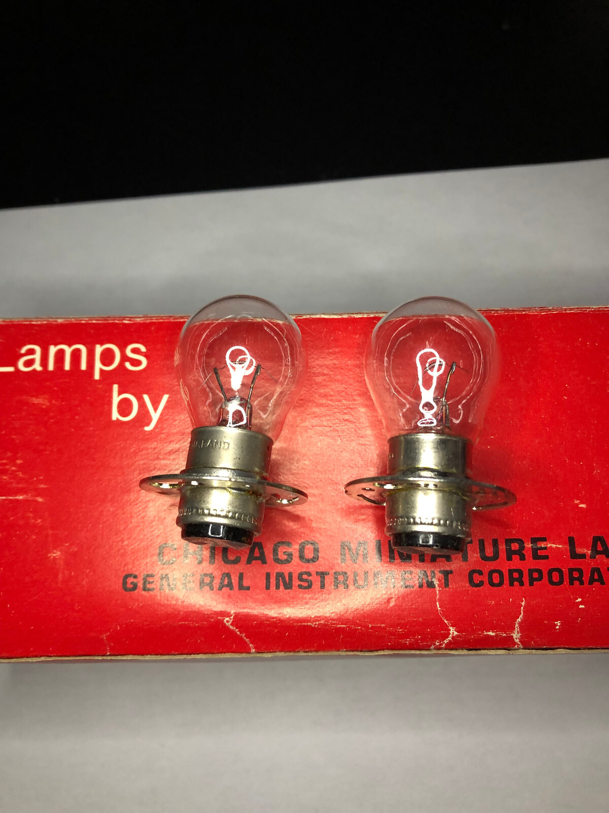 GM 1630 Lamp Incandescent Light Bulb 6.5V 2.75A – Lot of 2 – Made in England