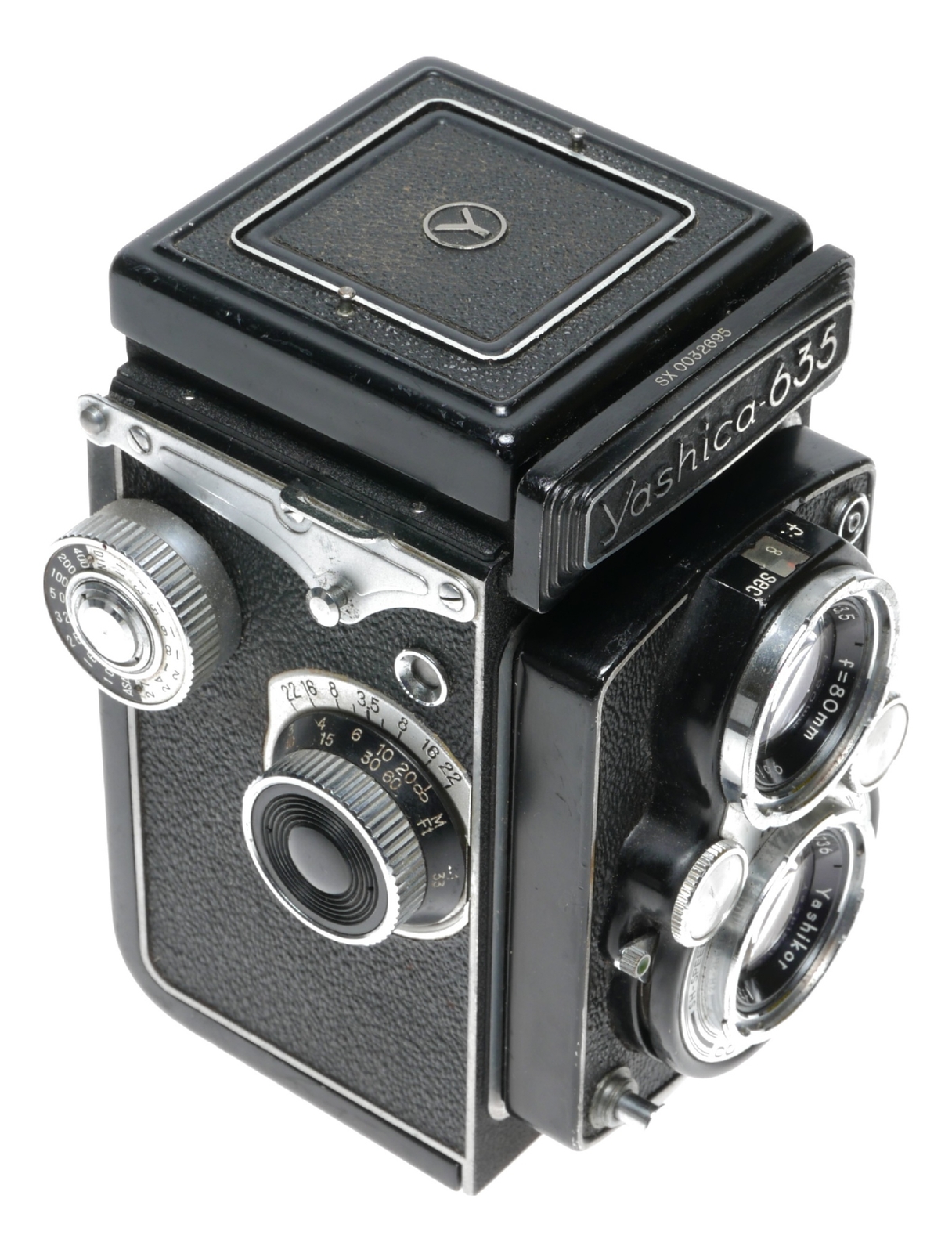 Yashica 635 Dual Format 120 35mm TLR Camera 1:3.5 F=80mm