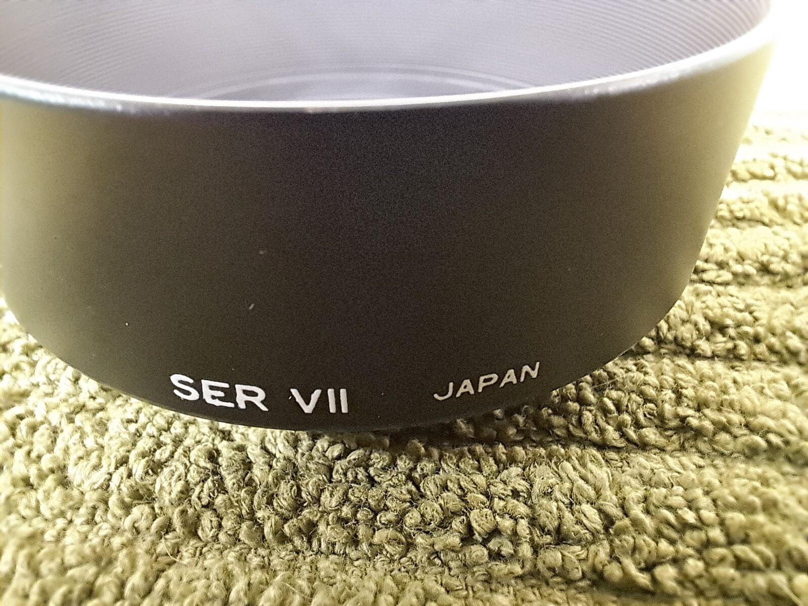 Vintage Black Metal Lens Hood Shade Series 7 VII (50.8 mm) – Made in Japan