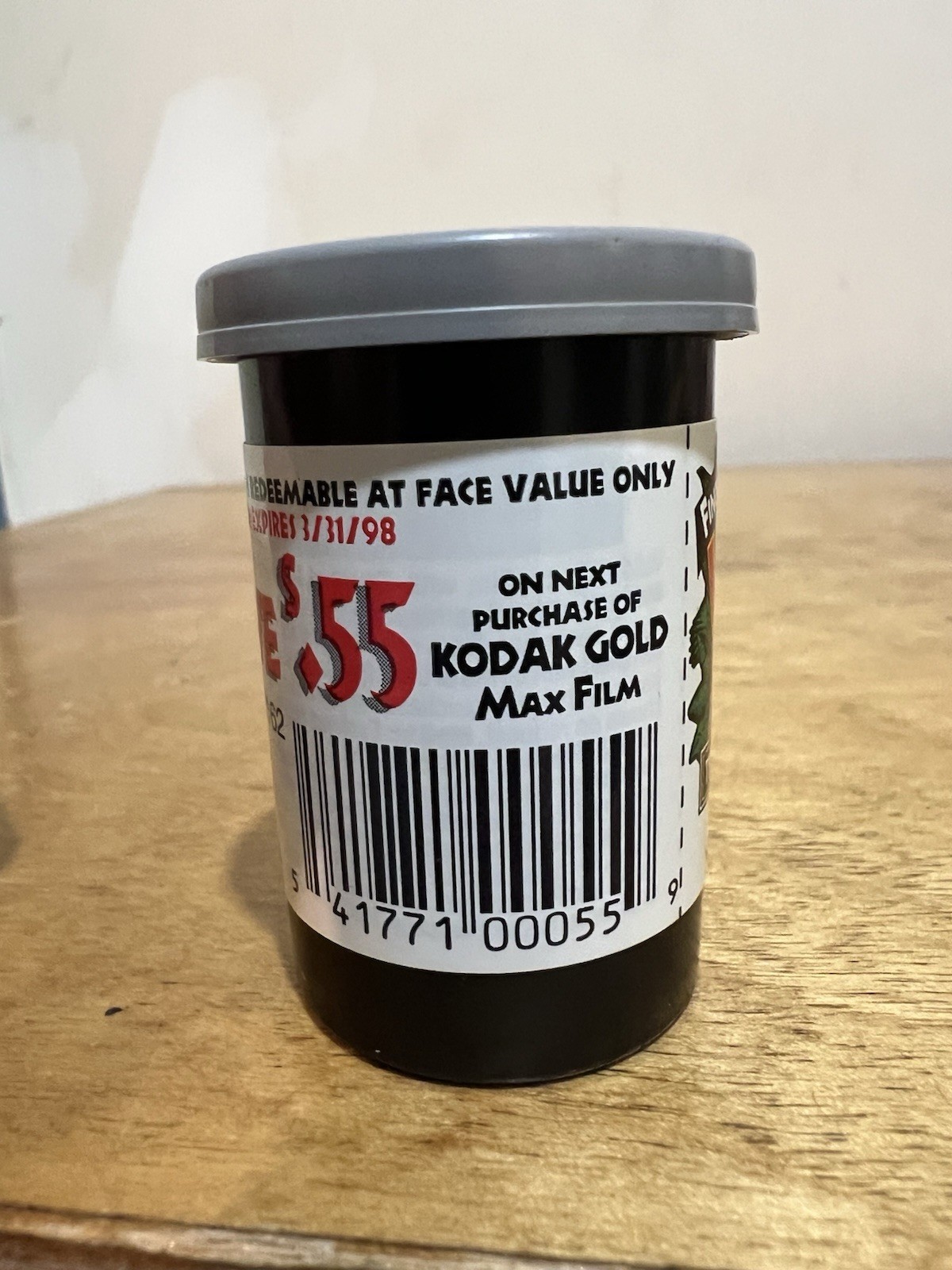 Kodak Jurassic Park PROMO 1997 “Find The Lost Roll” 35 MM Film Canister w/ Film