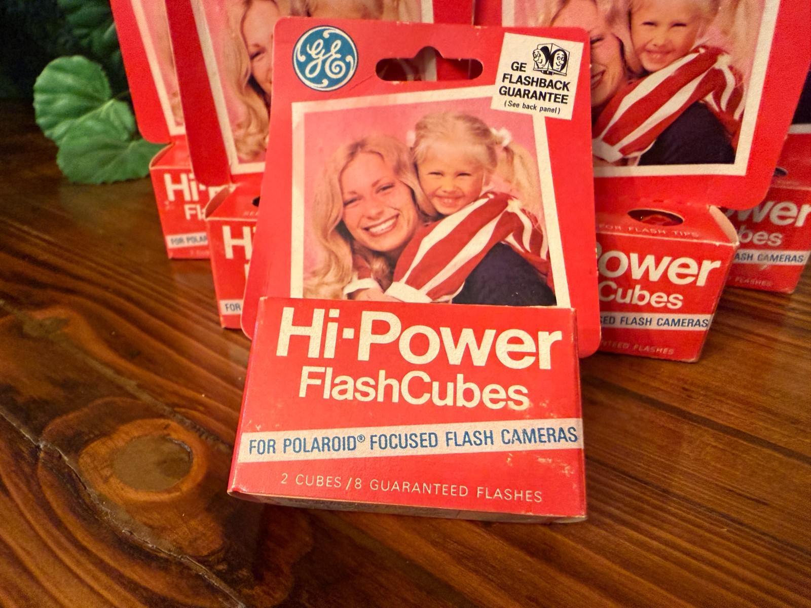 Lot of 6 Vintage GE Hi-Power FlashCubes Unused Polaroid Camera Flash Cubes