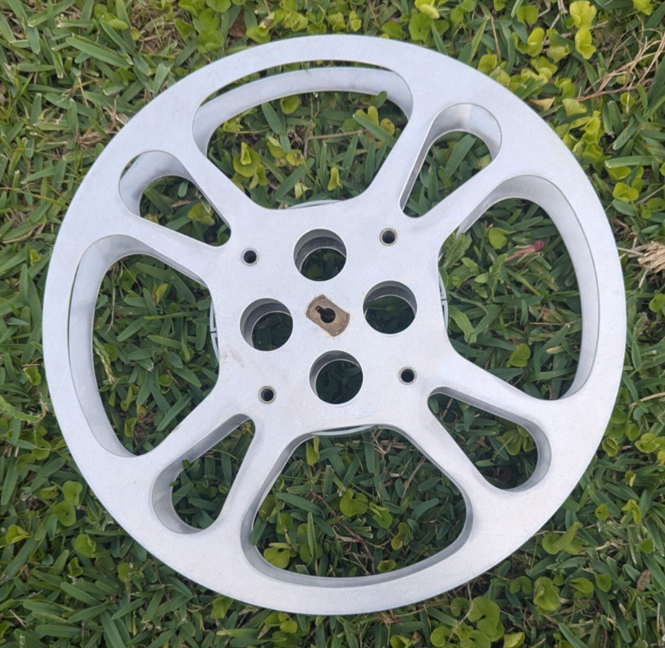 Vintage Metal Movie Reel 12” Diameter Lot of 3
