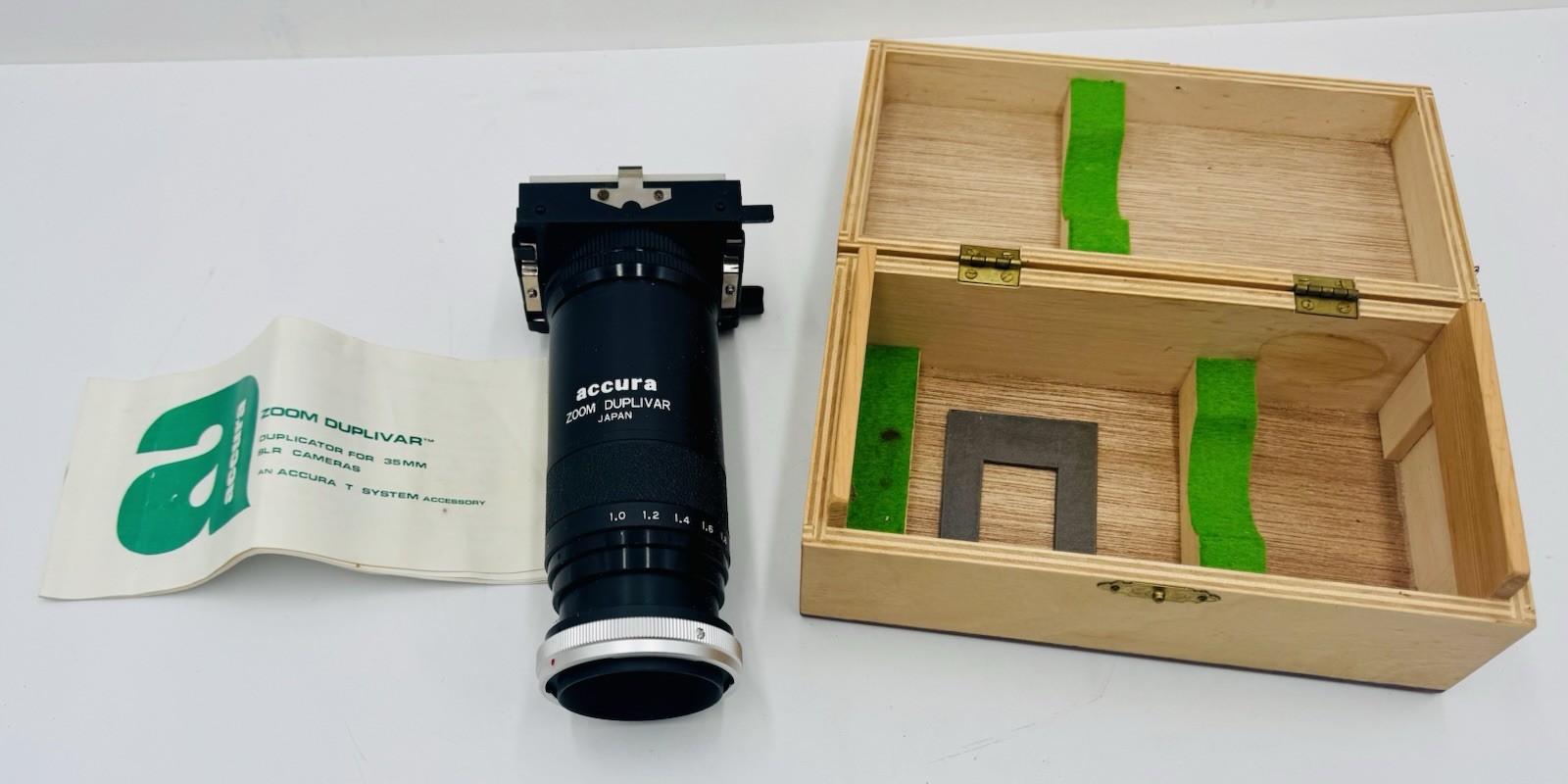 Vintage 35mm SLR Accura Duplivar Variable Magnification Slide Duplicator