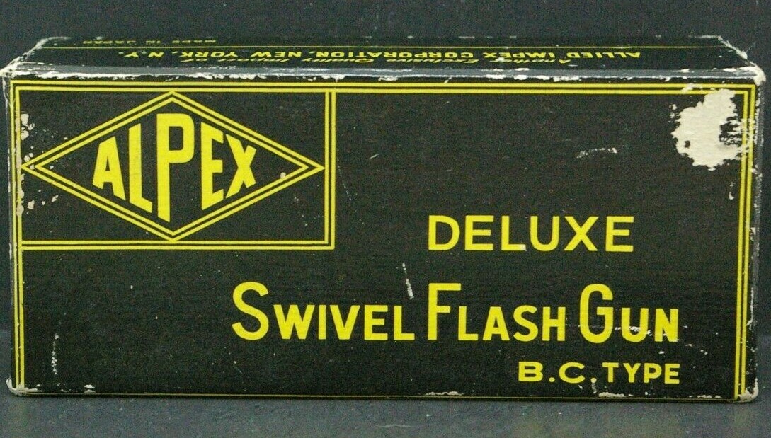 Alpex Deluxe Swivel Camera Flash Gun B.C. Type